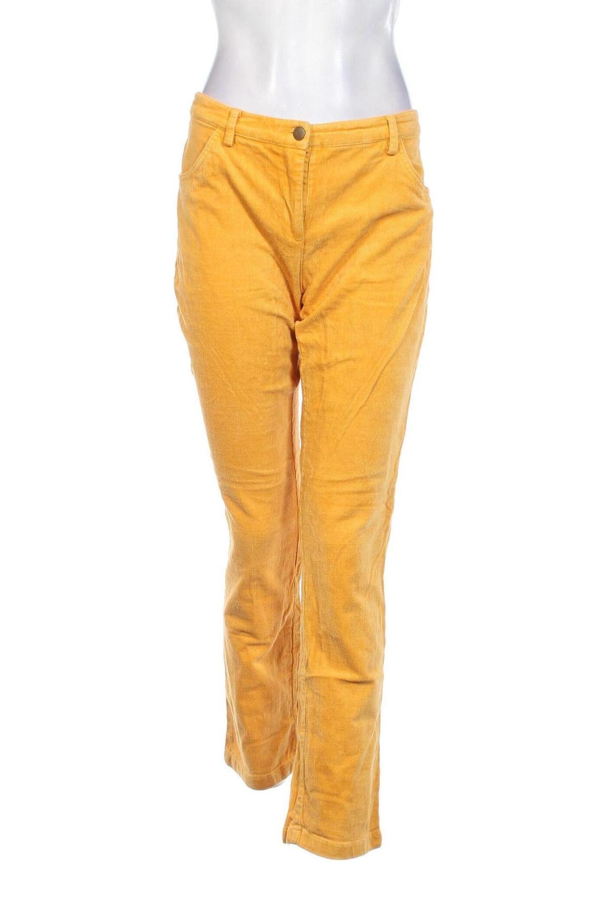 Pantaloni de velvet de femei Bpc Bonprix Collection, Mărime L, Culoare Portocaliu, Preț 95,99 Lei