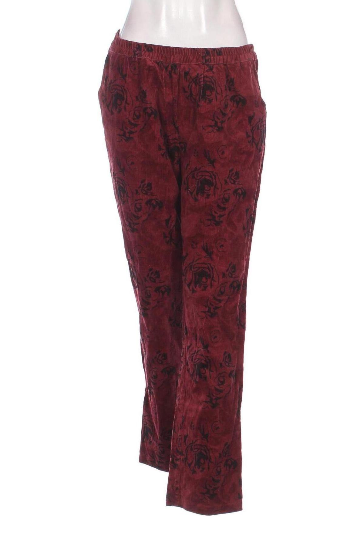 Damen Cordhose Denim&Co., Größe M, Farbe Rot, Preis 8,99 €