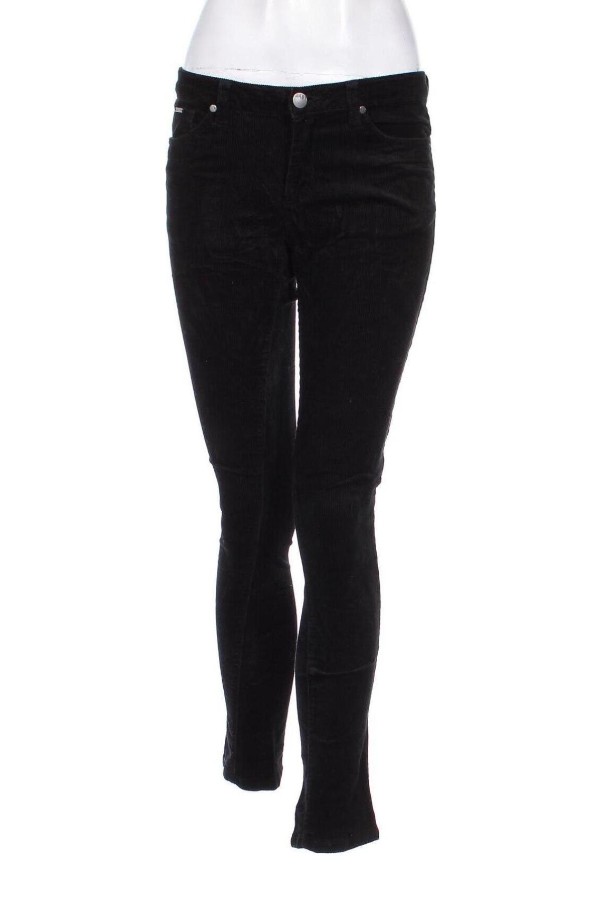 Damen Cordhose Easy Wear, Größe S, Farbe Schwarz, Preis 14,99 €