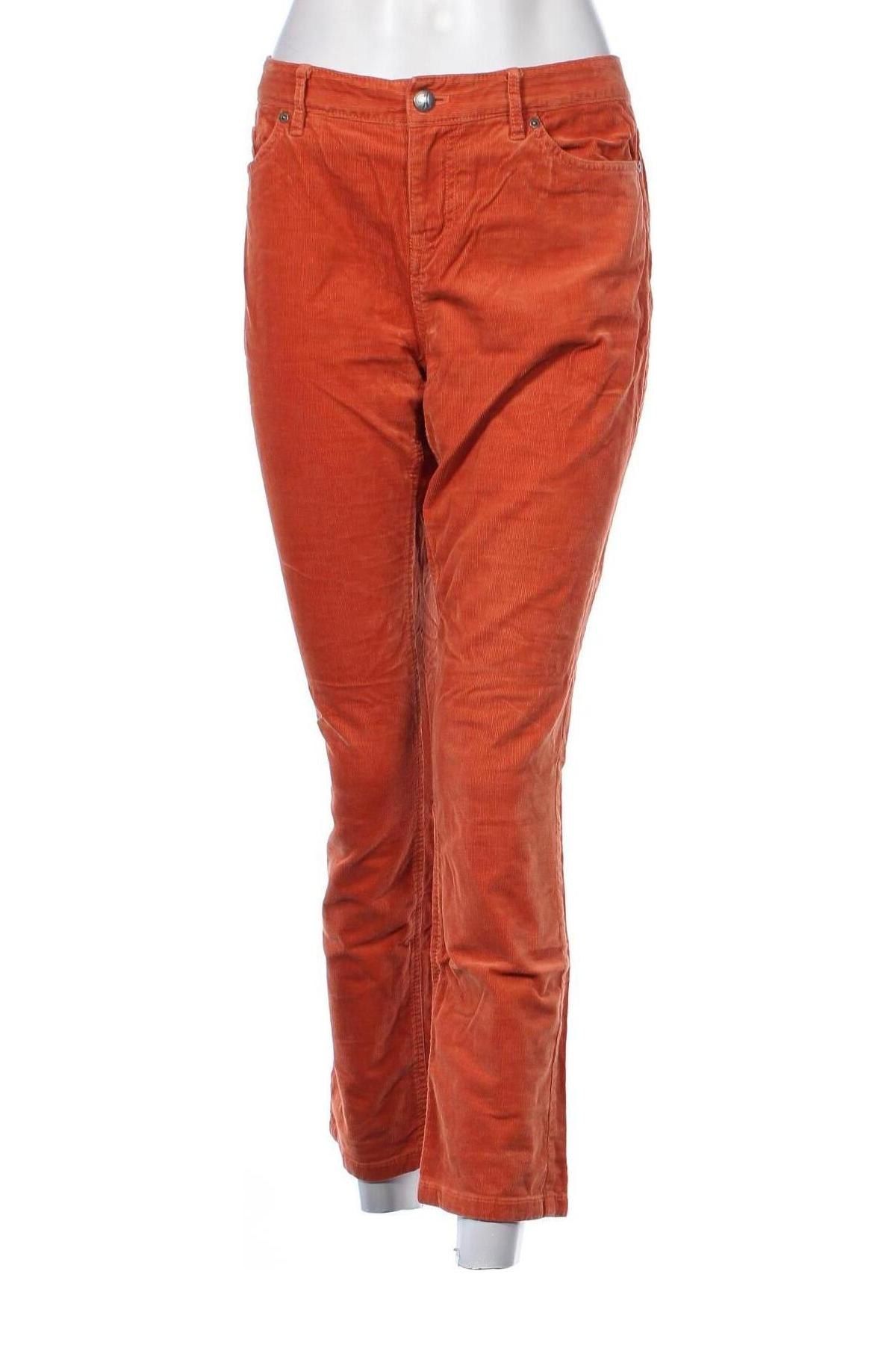 Damen Cordhose Tommy Hilfiger, Größe L, Farbe Orange, Preis 31,49 €