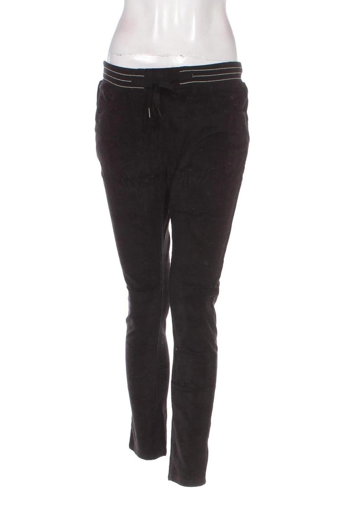 Pantaloni de velvet de femei Zac & Zoe, Mărime L, Culoare Negru, Preț 41,99 Lei