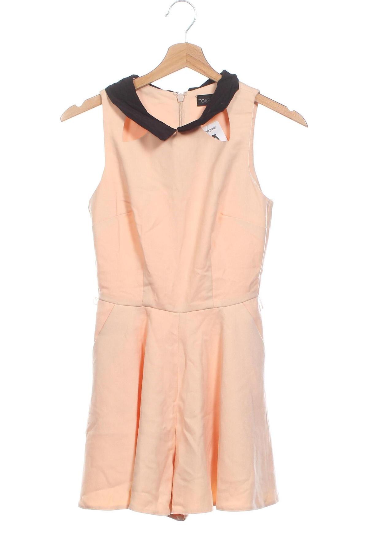 Women's short jumpsuit Topshop Petite, Μέγεθος XS, Χρώμα  Μπέζ, Τιμή 24,46 €