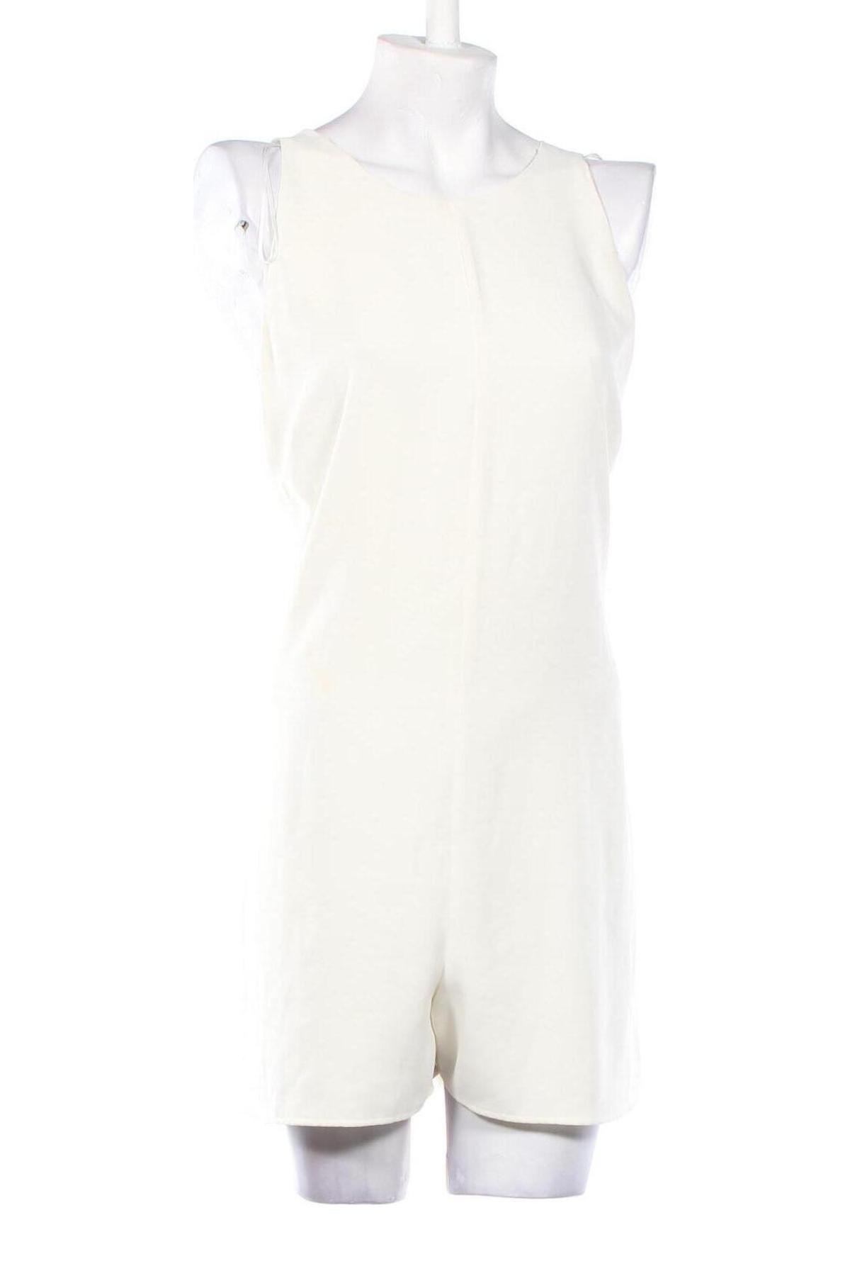 Women's short jumpsuit Zara Trafaluc, Μέγεθος L, Χρώμα Εκρού, Τιμή 24,48 €