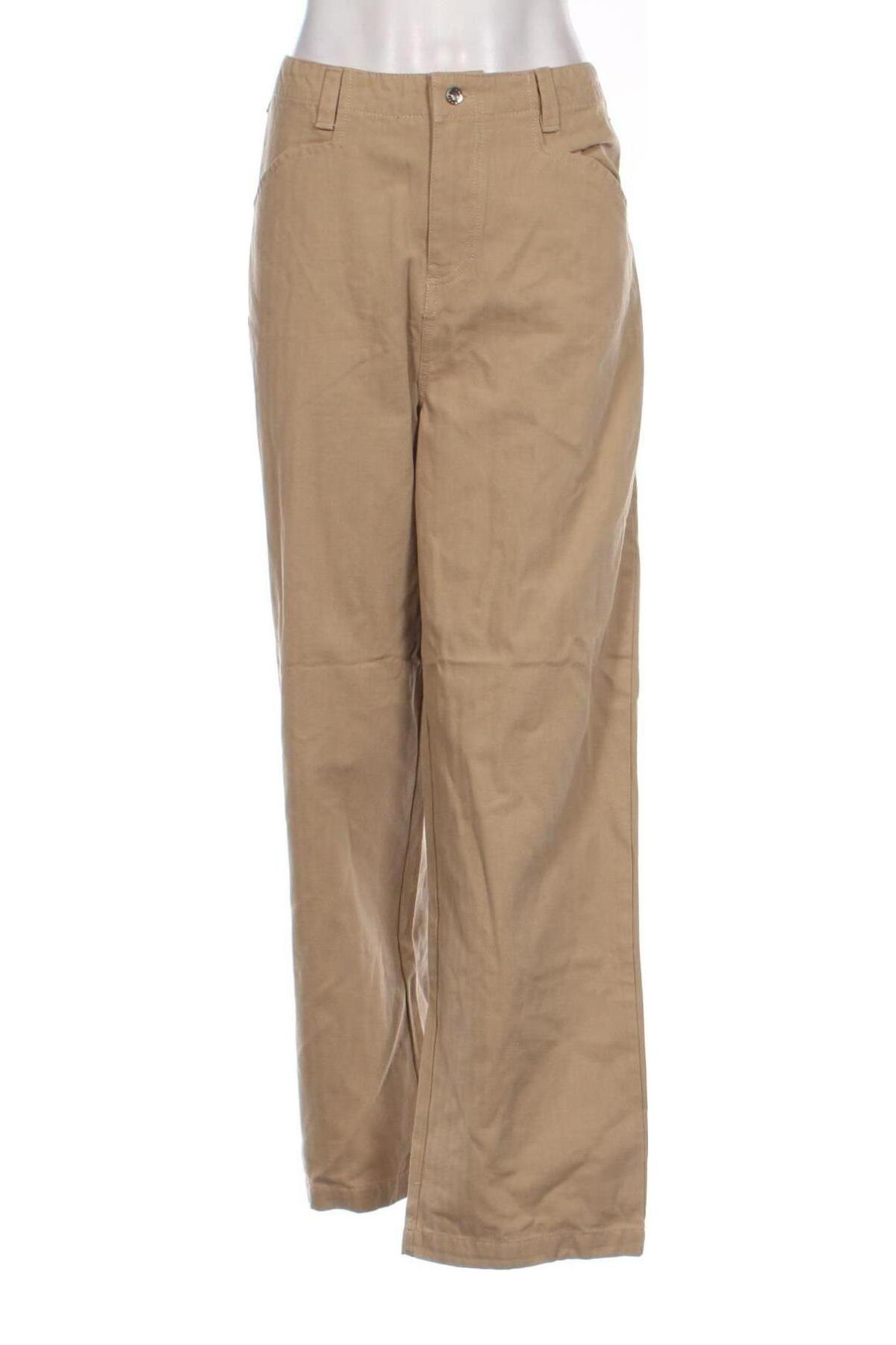 Damenhose, Größe L, Farbe Beige, Preis 8,99 €