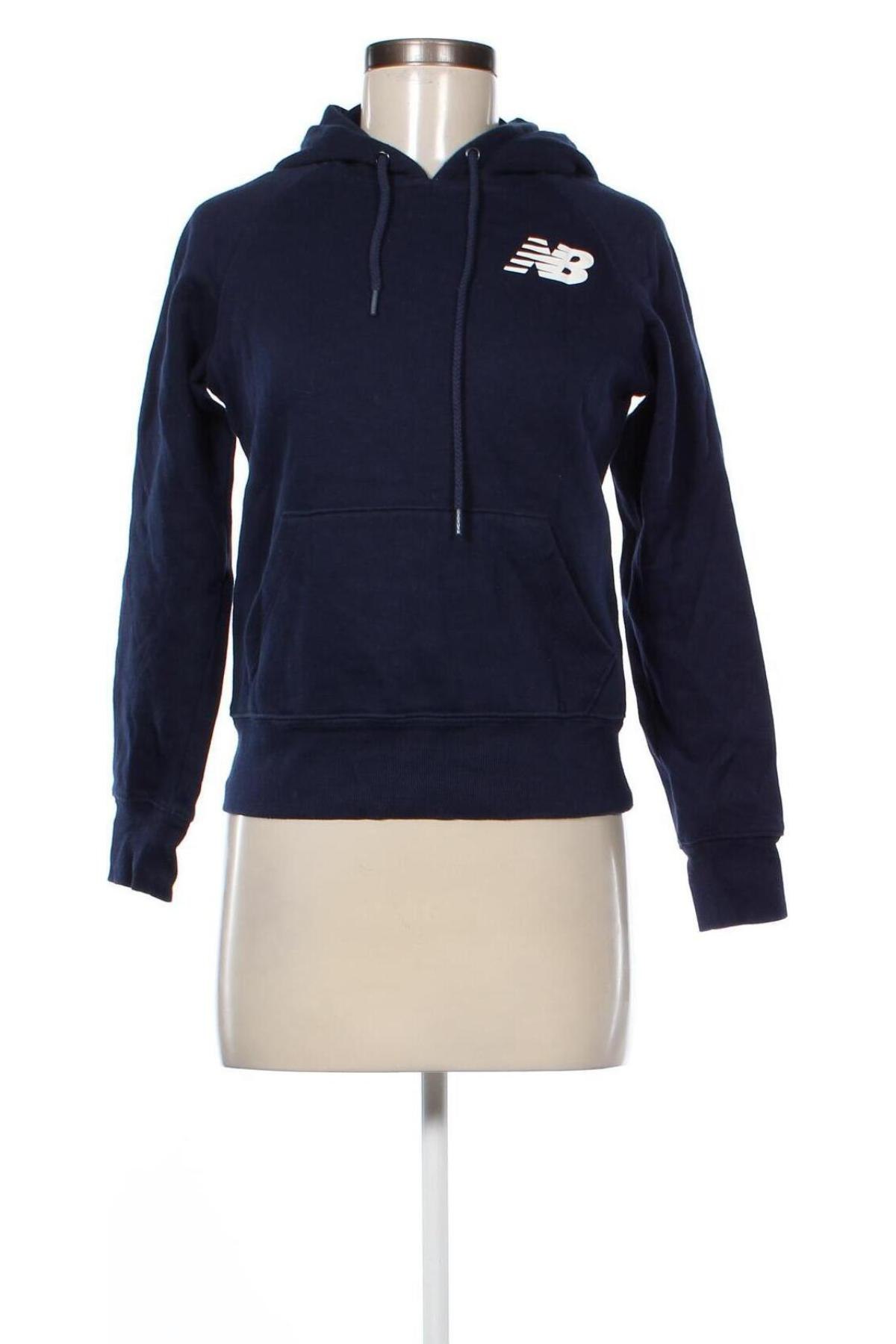 Damen Fleece Sweatshirt New Balance, Größe XS, Farbe Blau, Preis € 38,49