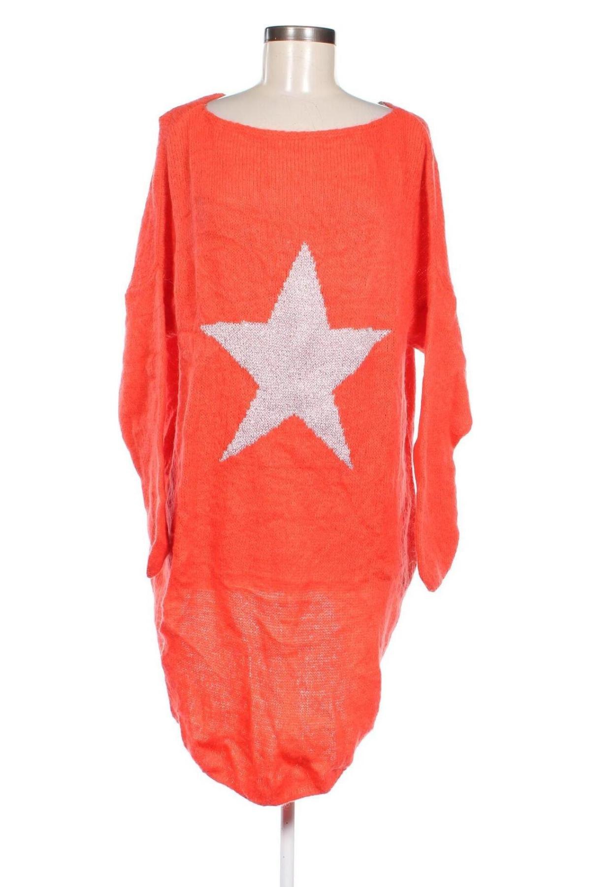 Damenpullover, Größe L, Farbe Orange, Preis 12,99 €