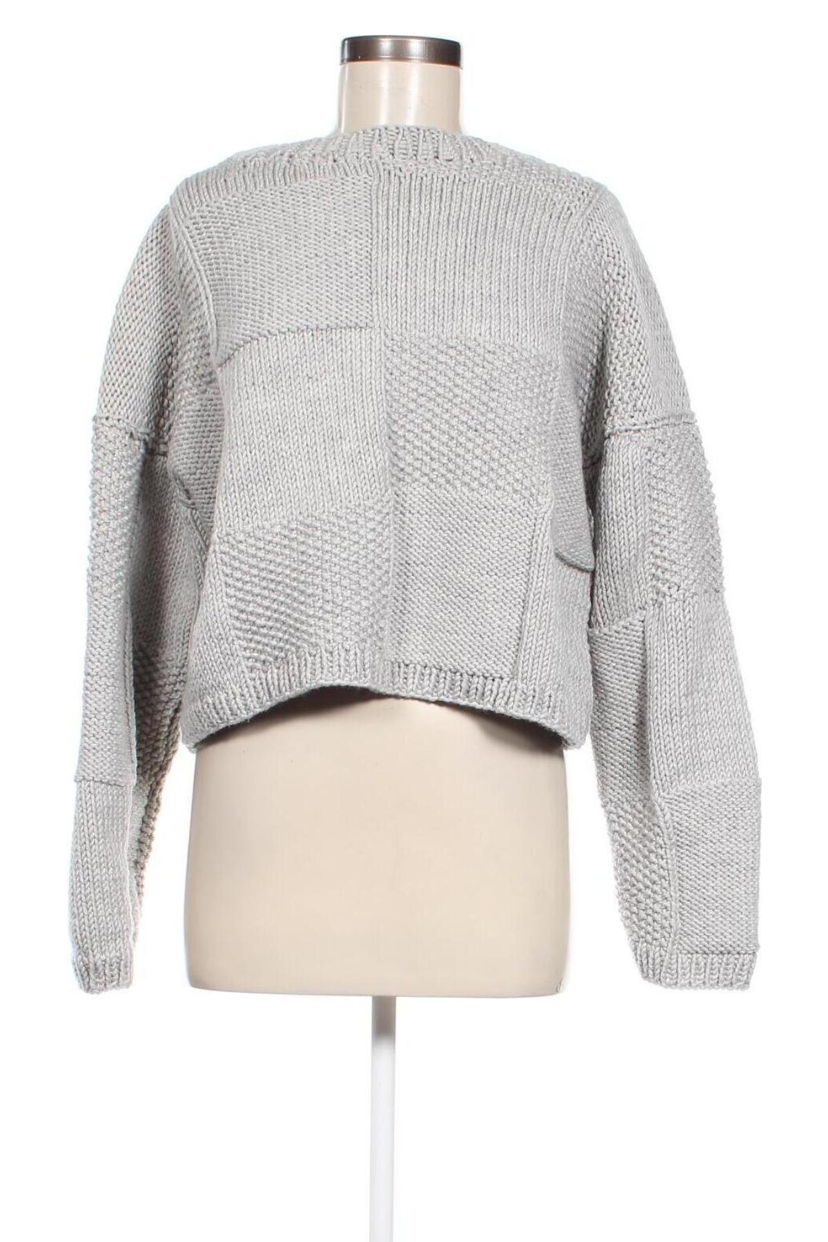 Damenpullover, Größe L, Farbe Grau, Preis 12,99 €