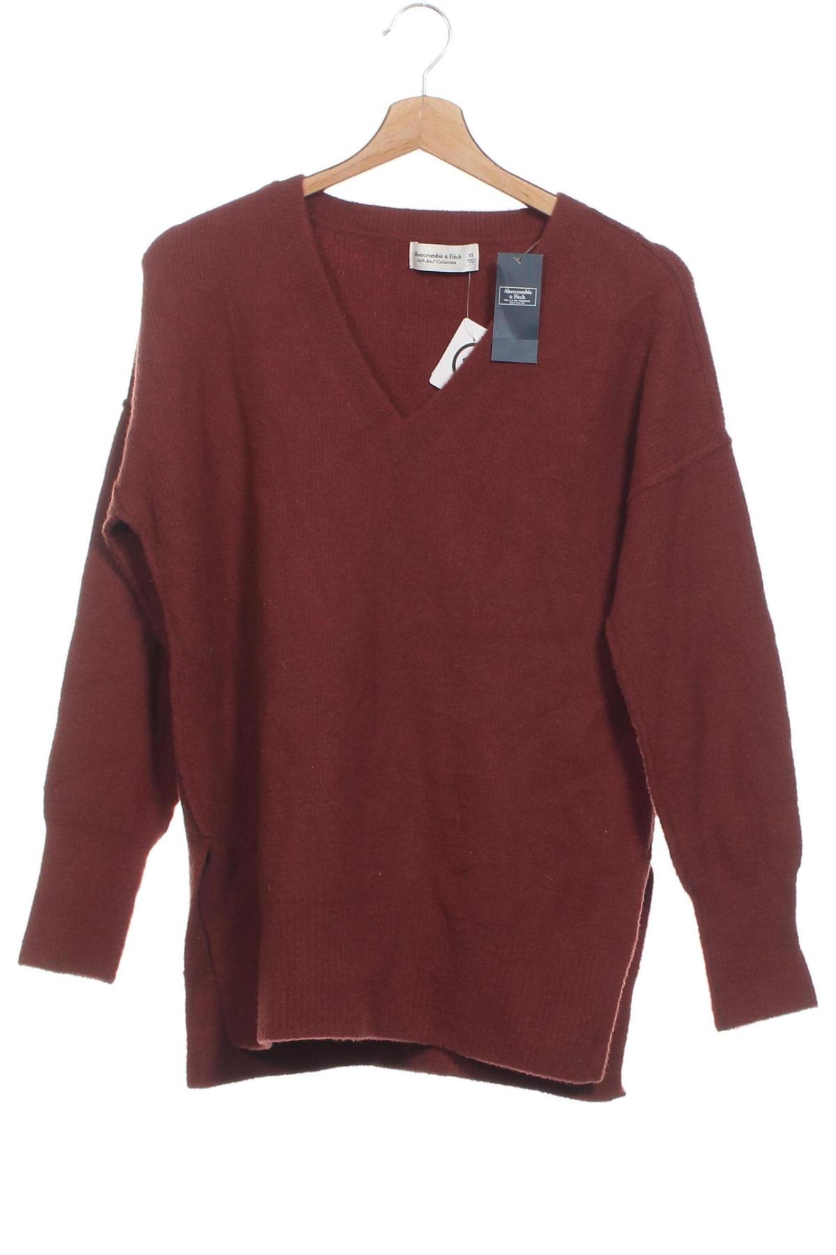 Damski sweter Abercrombie & Fitch, Rozmiar XS, Kolor Brązowy, Cena 213,79 zł