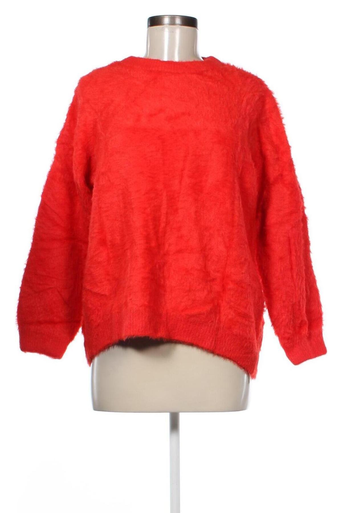 Damenpullover Bershka, Größe M, Farbe Rot, Preis 12,99 €