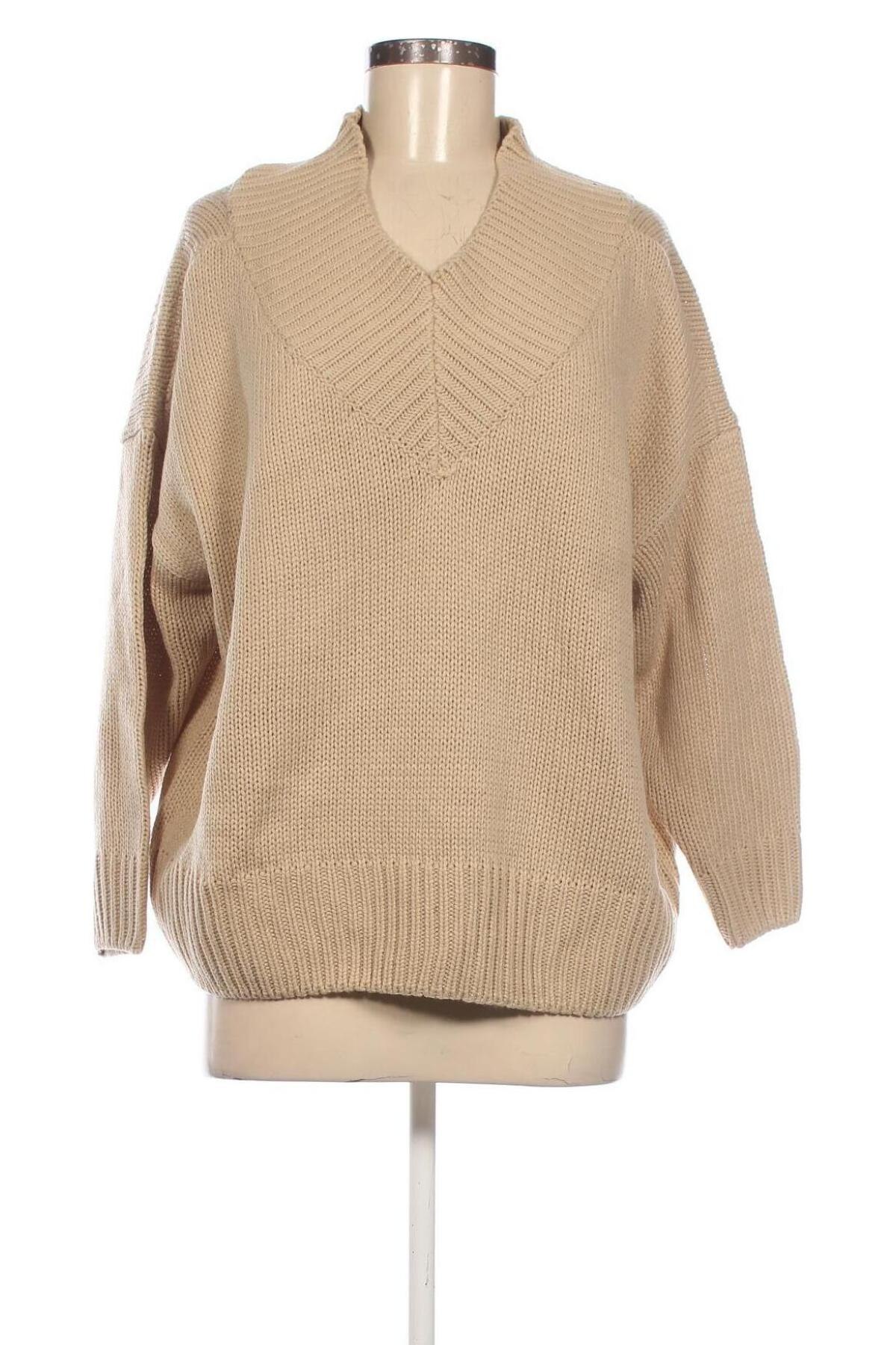 Damenpullover Noisy May, Größe L, Farbe Beige, Preis 17,99 €