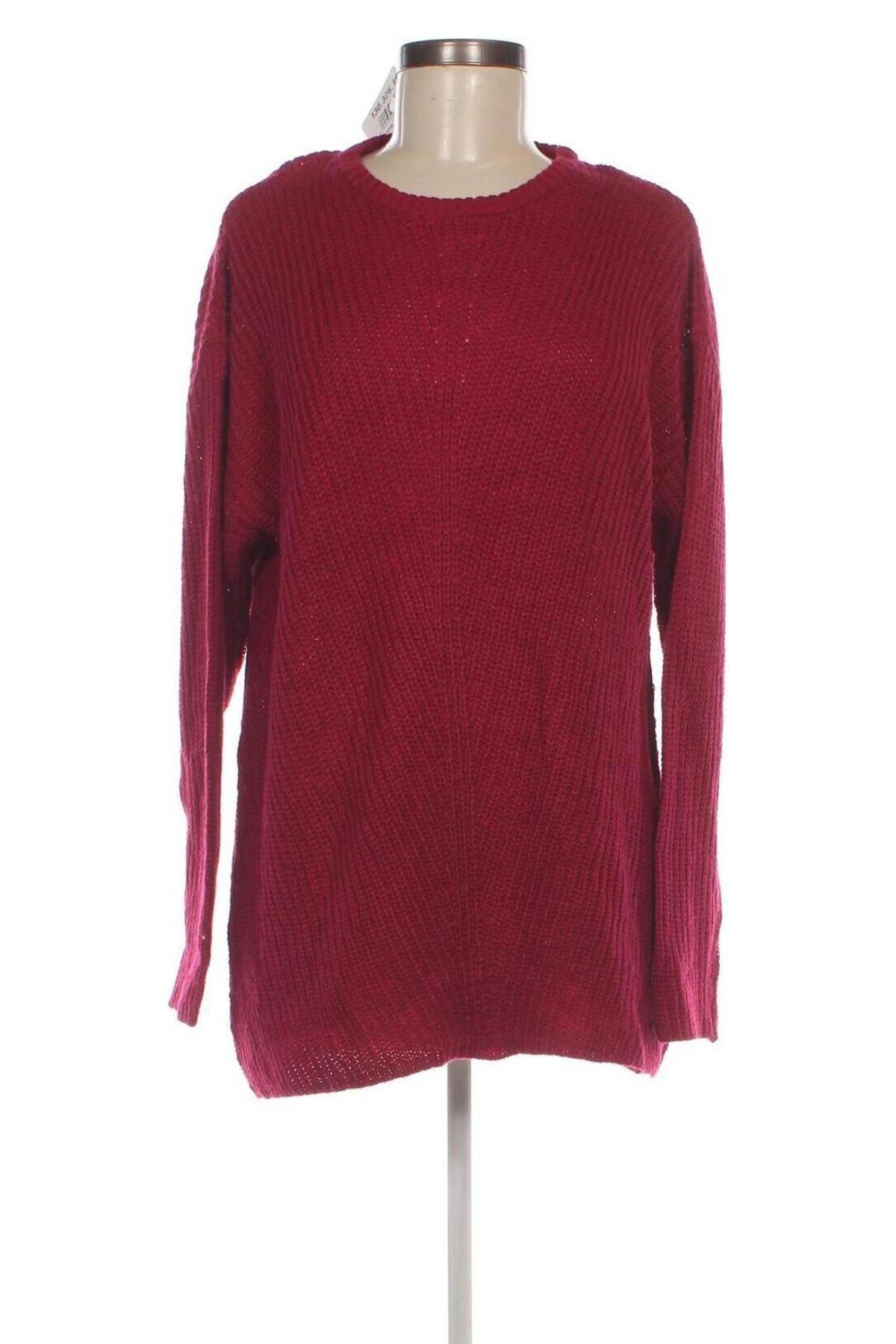 Damski sweter Up 2 Fashion, Rozmiar L, Kolor Czerwony, Cena 46,99 zł