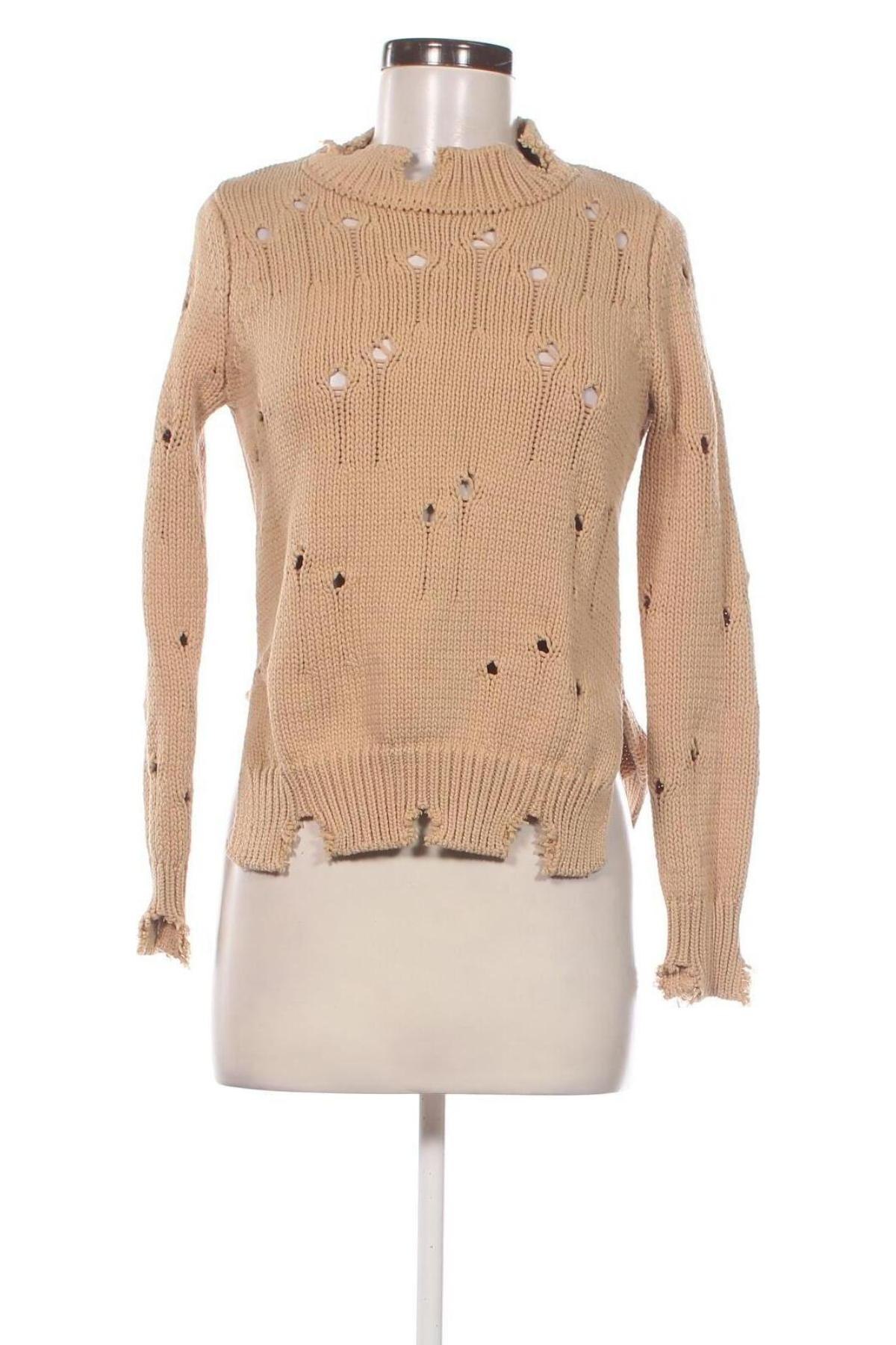 Damenpullover Zara, Größe S, Farbe Beige, Preis 13,84 €