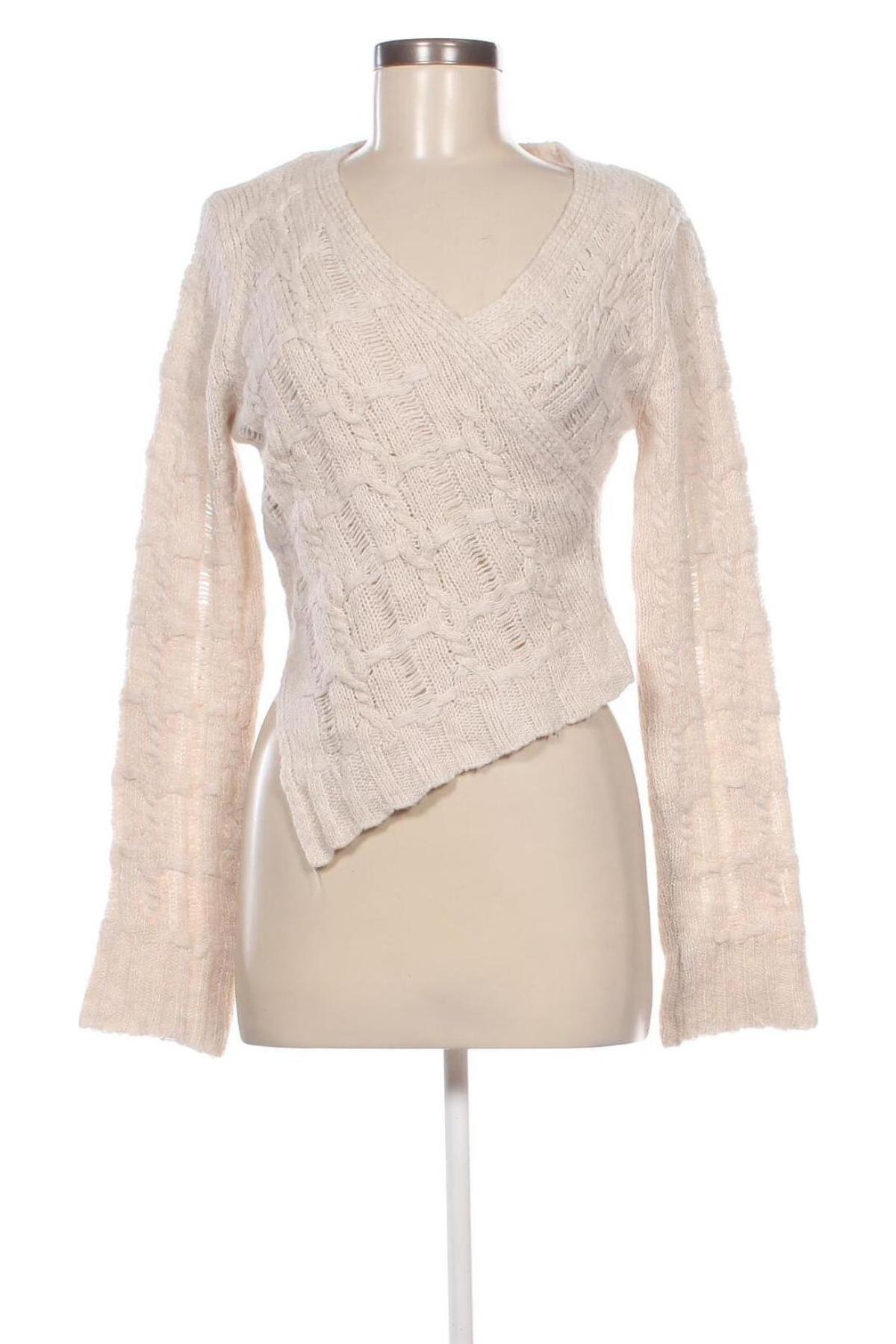 Damenpullover Zara, Größe M, Farbe Beige, Preis 8,99 €