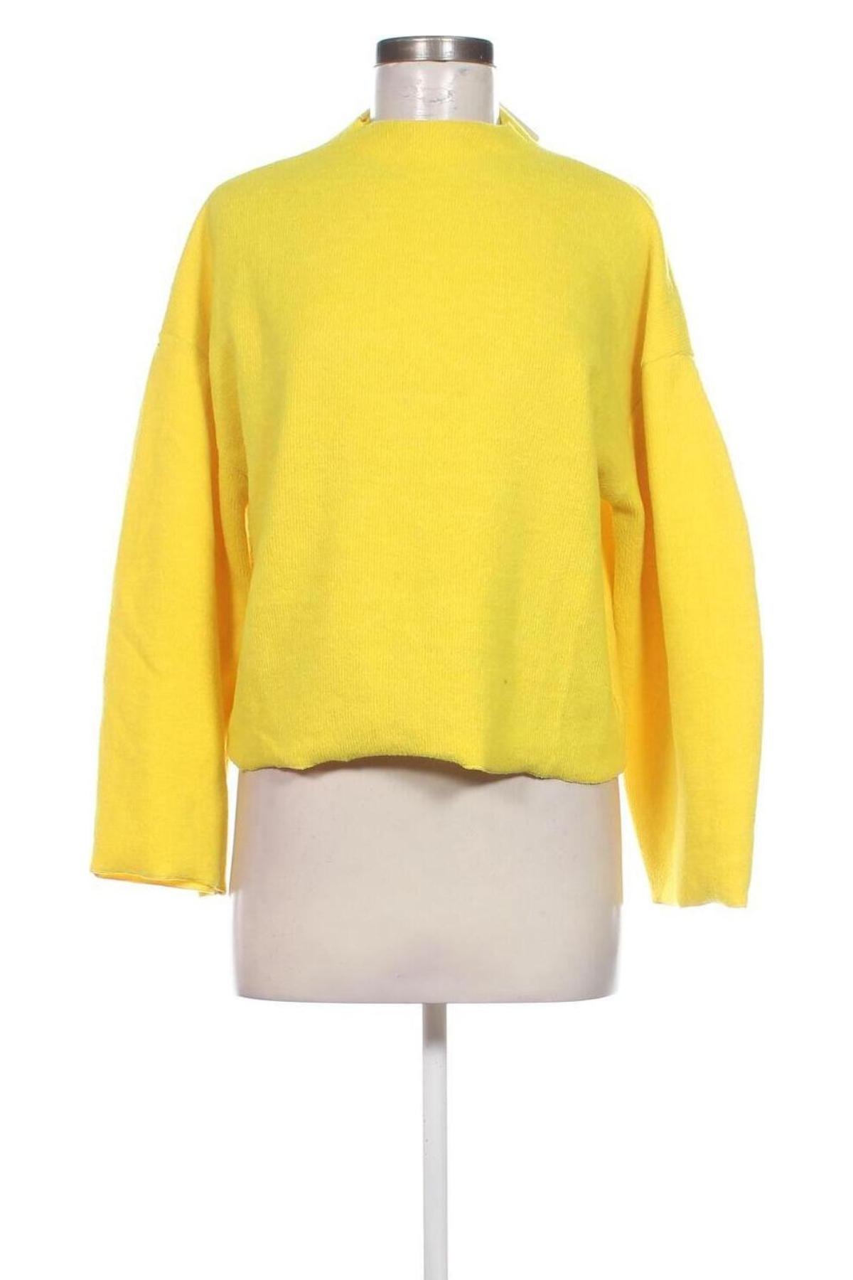 Damski sweter Zara, Rozmiar S, Kolor Żółty, Cena 43,99 zł