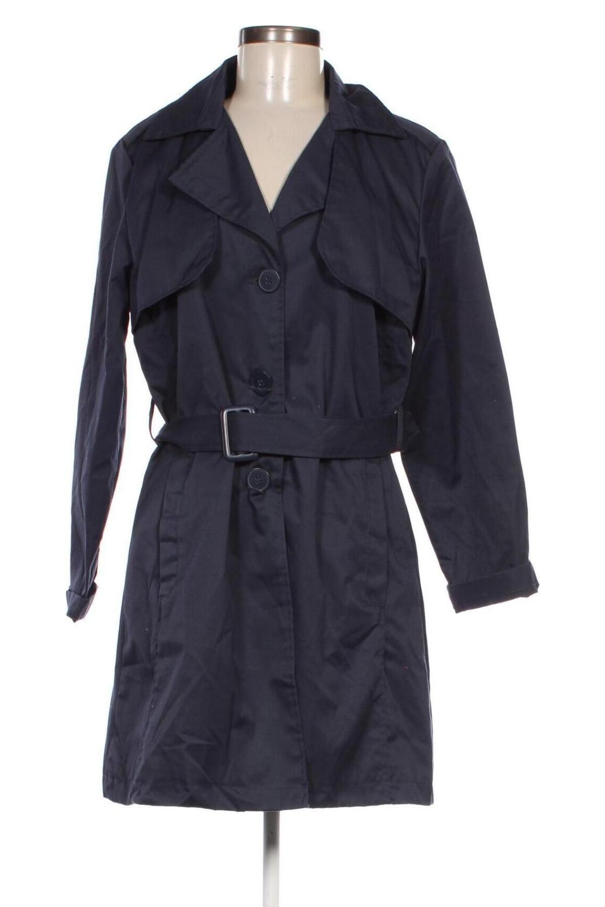 Trench de femei Blue Motion, Mărime M, Culoare Albastru, Preț 174,55 Lei