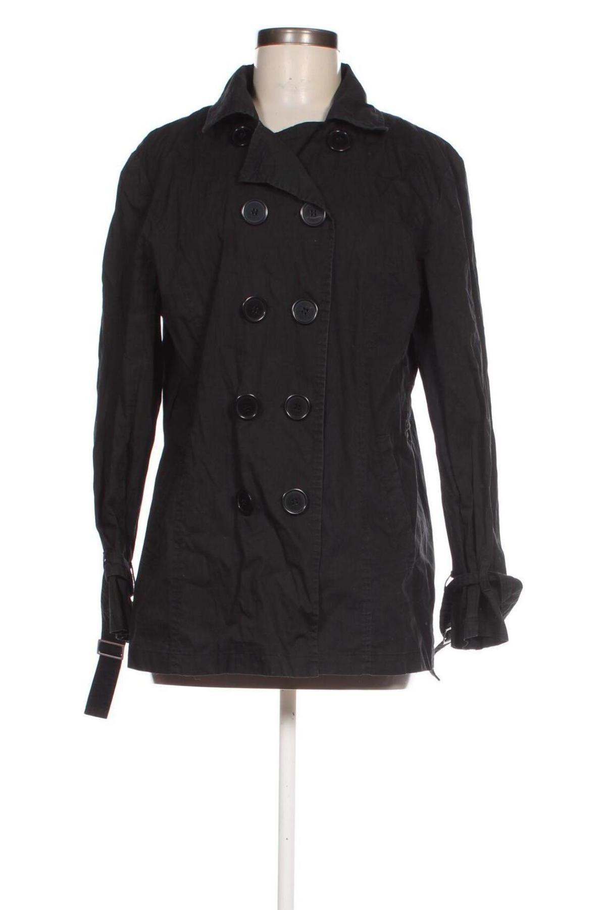 Damen Trenchcoat Elements, Größe L, Farbe Schwarz, Preis 20,99 €