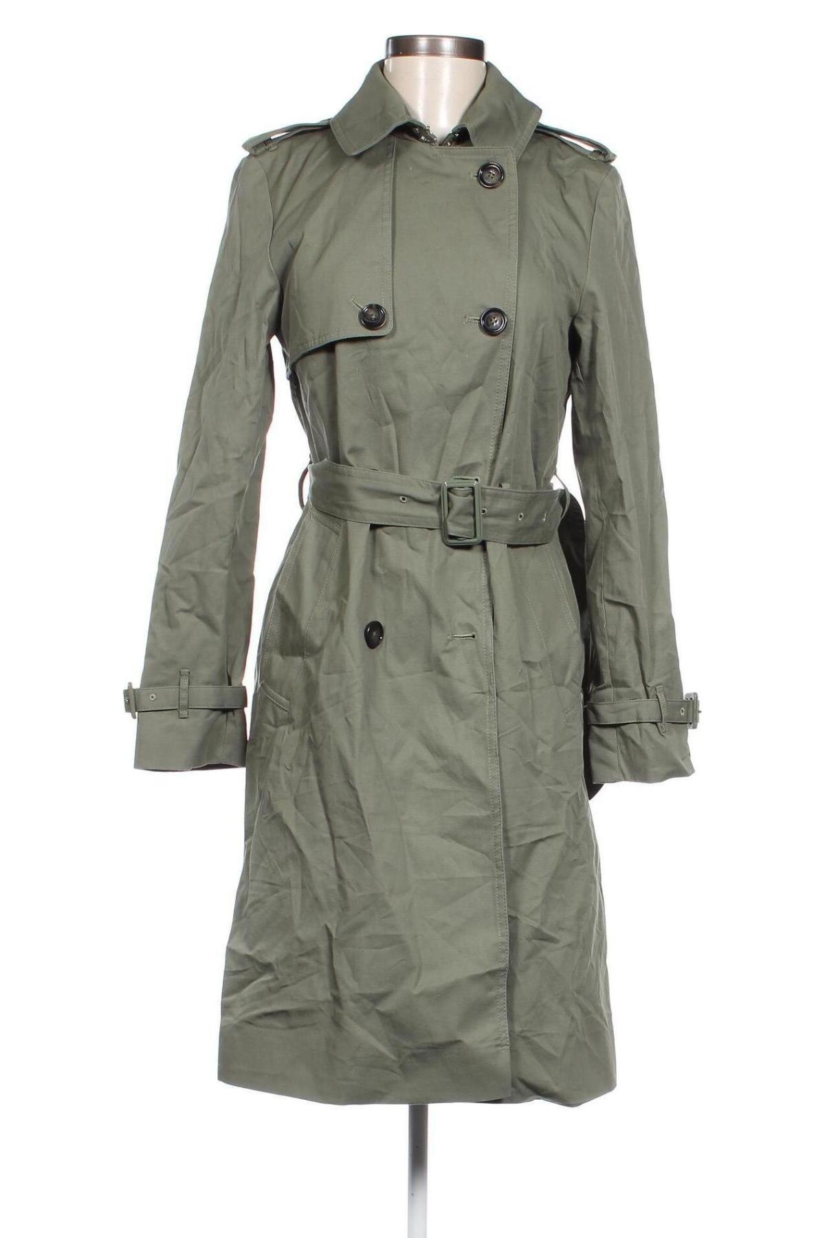 Damen Trenchcoat Mango, Größe S, Farbe Grün, Preis 54,99 €