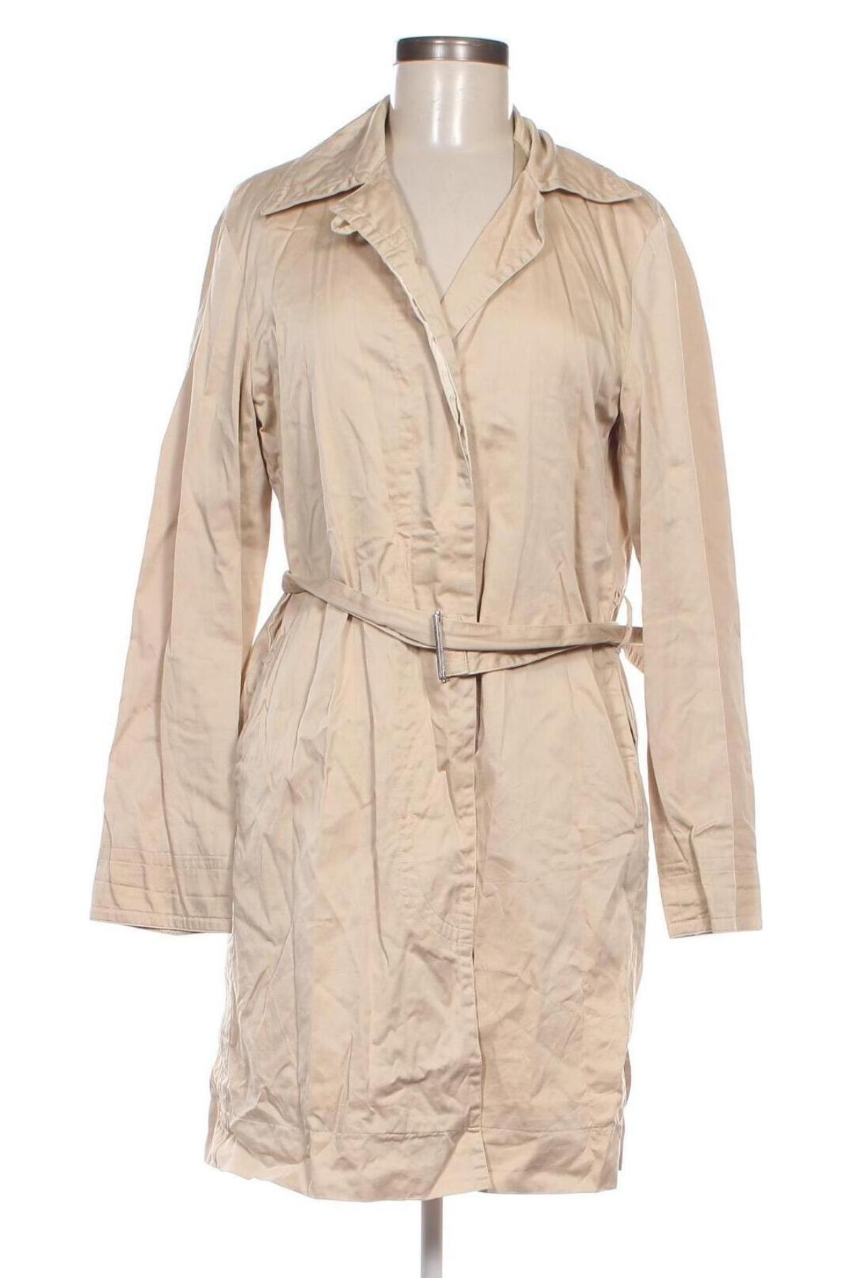 Damen Trenchcoat United Colors Of Benetton, Größe L, Farbe Beige, Preis 34,99 €