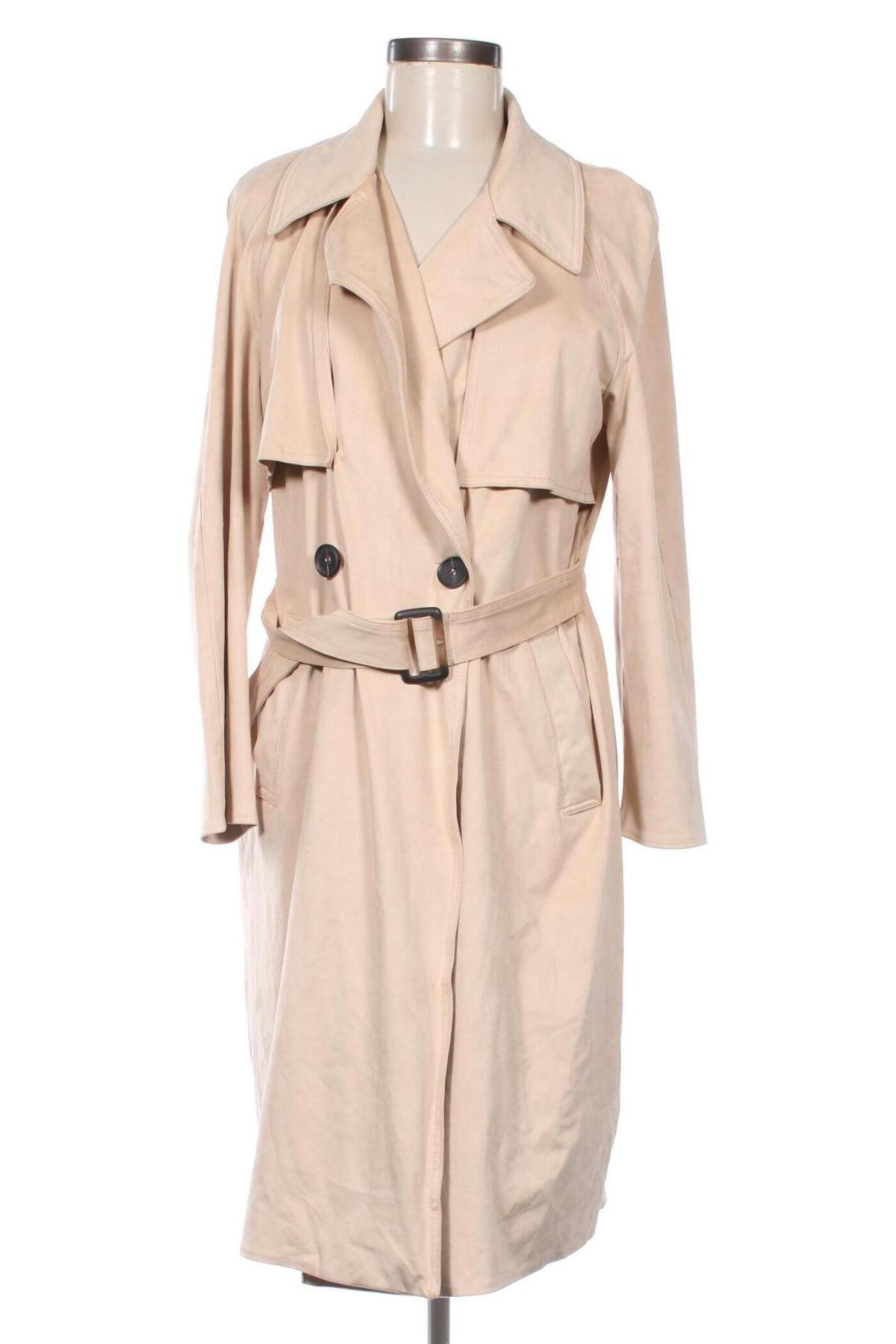 Damen Trenchcoat Zara, Größe M, Farbe Beige, Preis 38,49 €