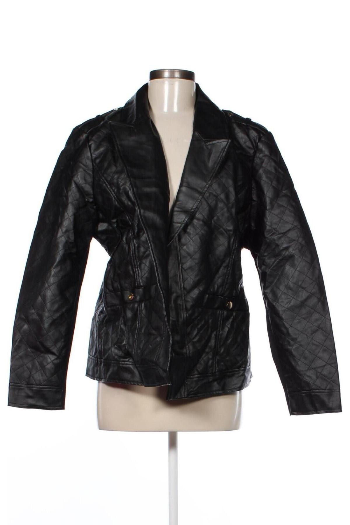 Damen Lederjacke Rockmans, Größe XL, Farbe Schwarz, Preis 66,99 €