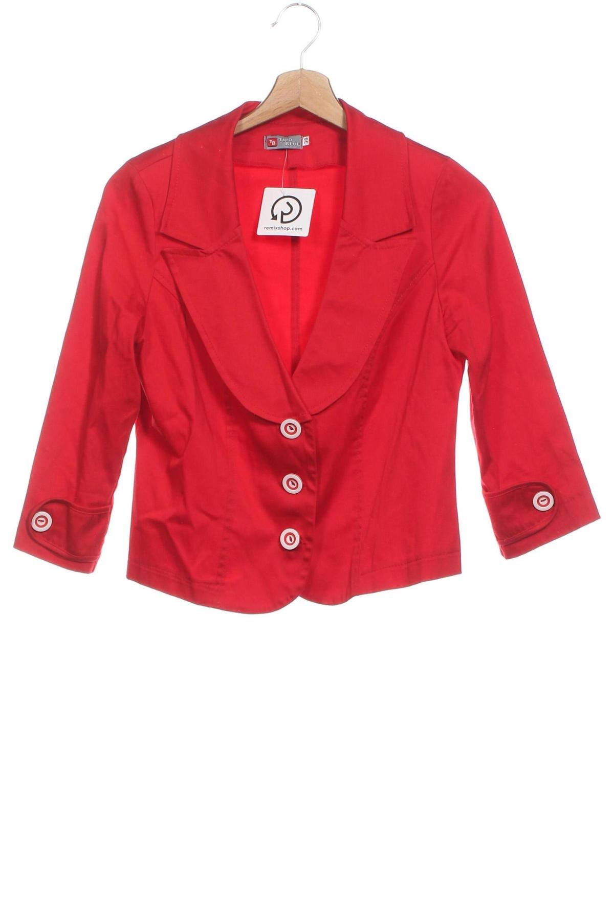 Damen Blazer, Größe XS, Farbe Rot, Preis 25,00 €