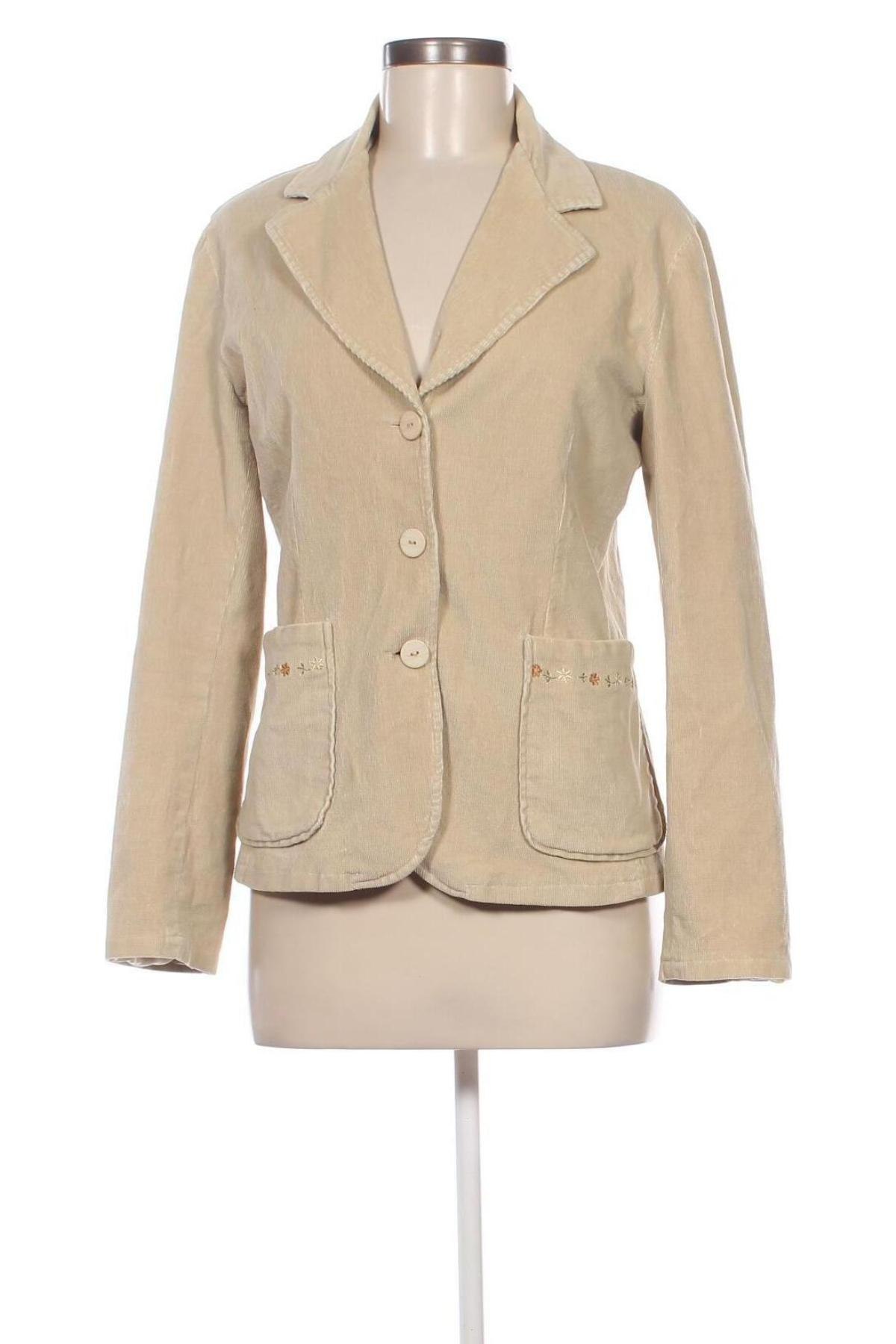 Damen Blazer, Größe M, Farbe Beige, Preis 15,99 €