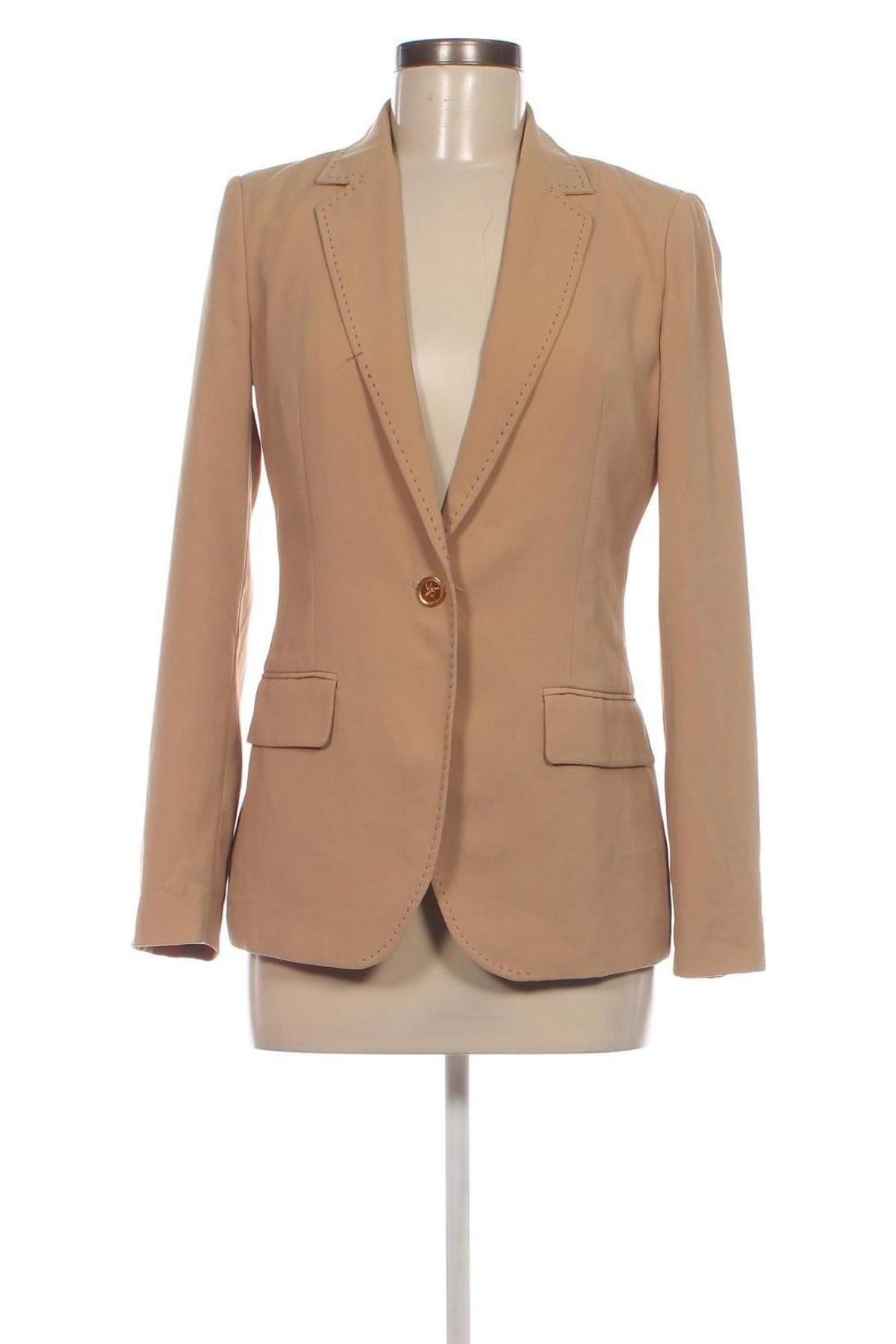 Damen Blazer United Colors Of Benetton, Größe M, Farbe Beige, Preis 47,99 €