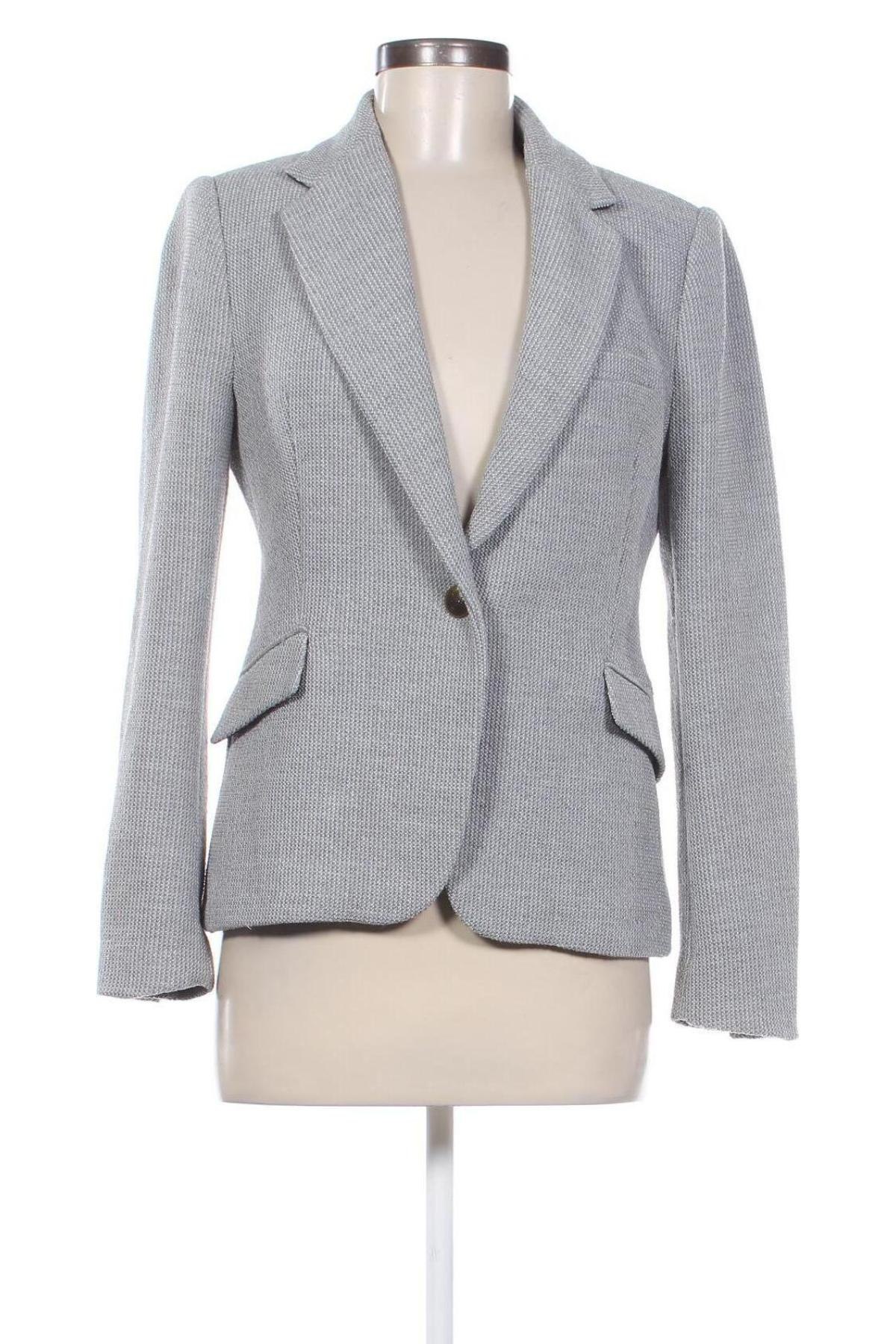 Damen Blazer Zara, Größe L, Farbe Grau, Preis € 33,99