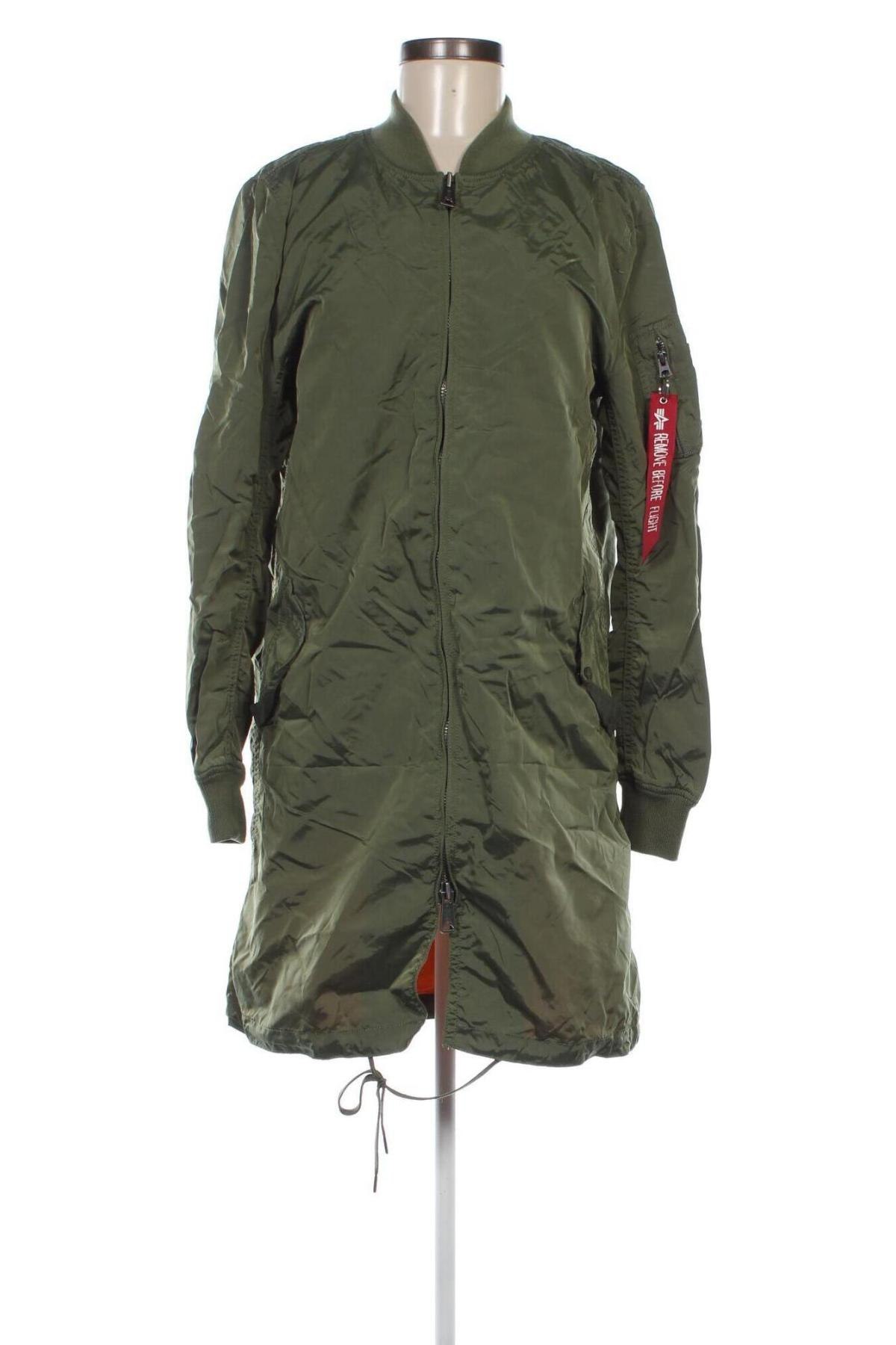 Damenjacke Alpha Industries, Größe M, Farbe Grün, Preis 42,99 €