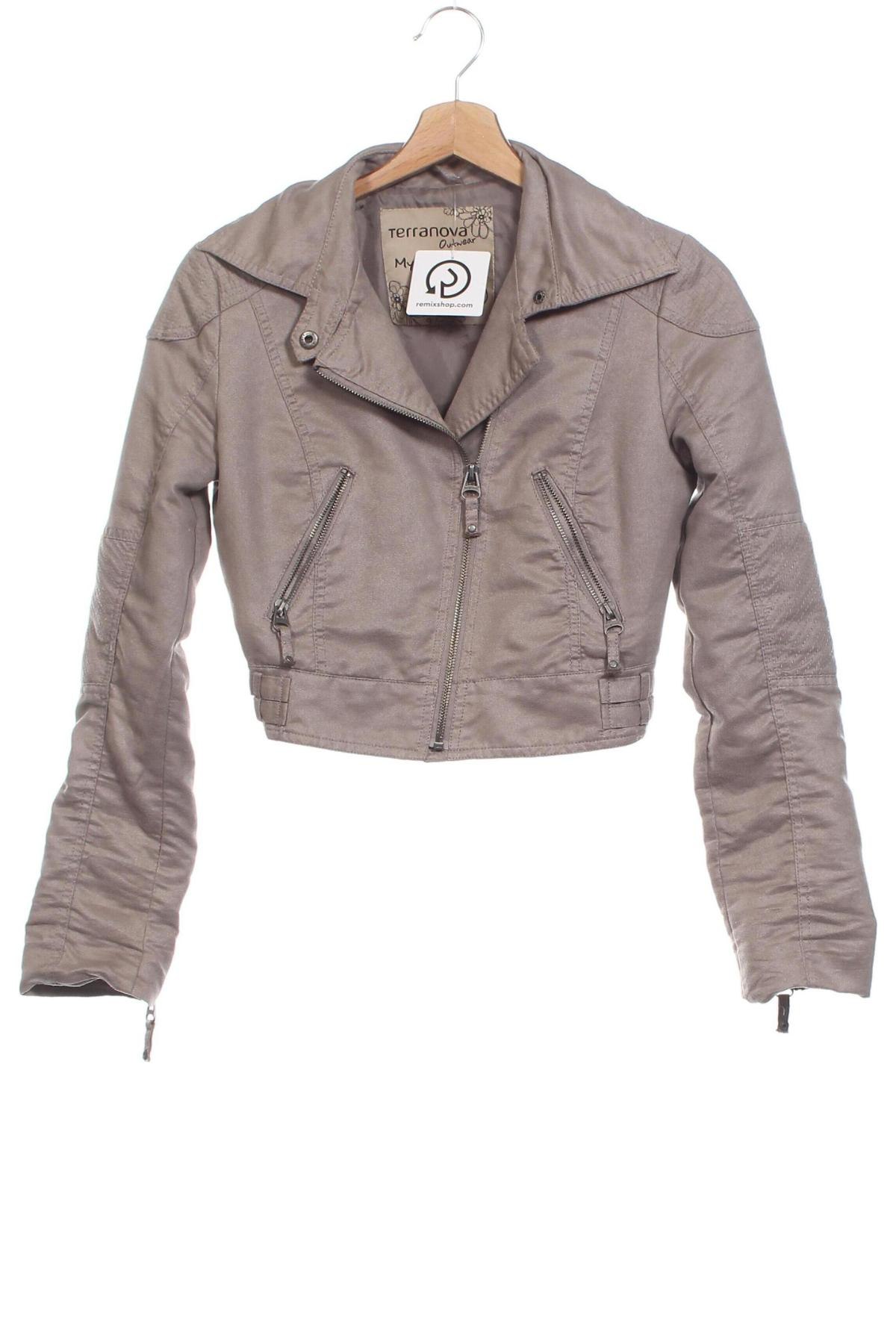 Damenjacke Terranova, Größe XS, Farbe Beige, Preis 15,99 €