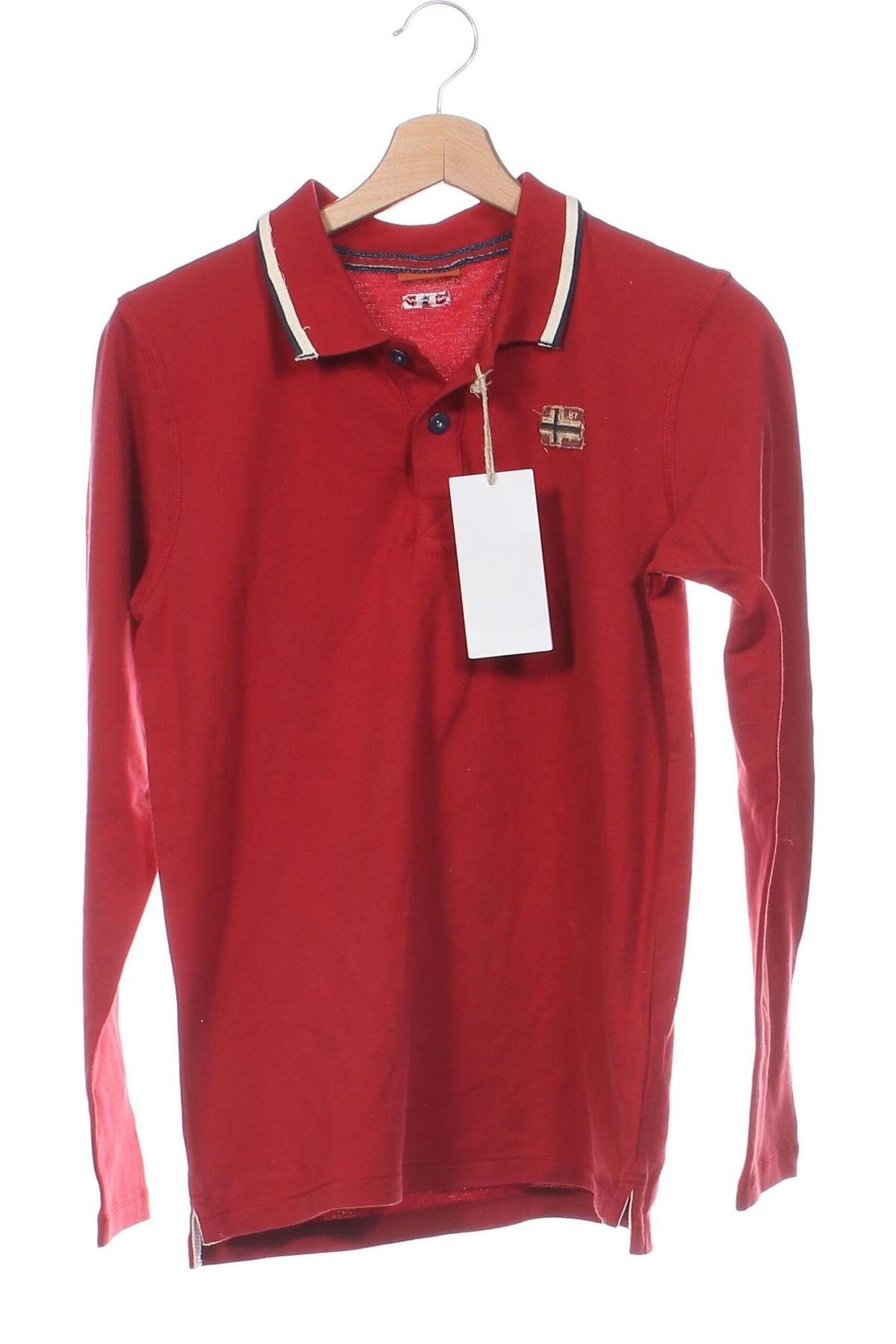 Kinder Shirt Napapijri, Größe 12-13y/ 158-164 cm, Farbe Rot, Preis € 43,48