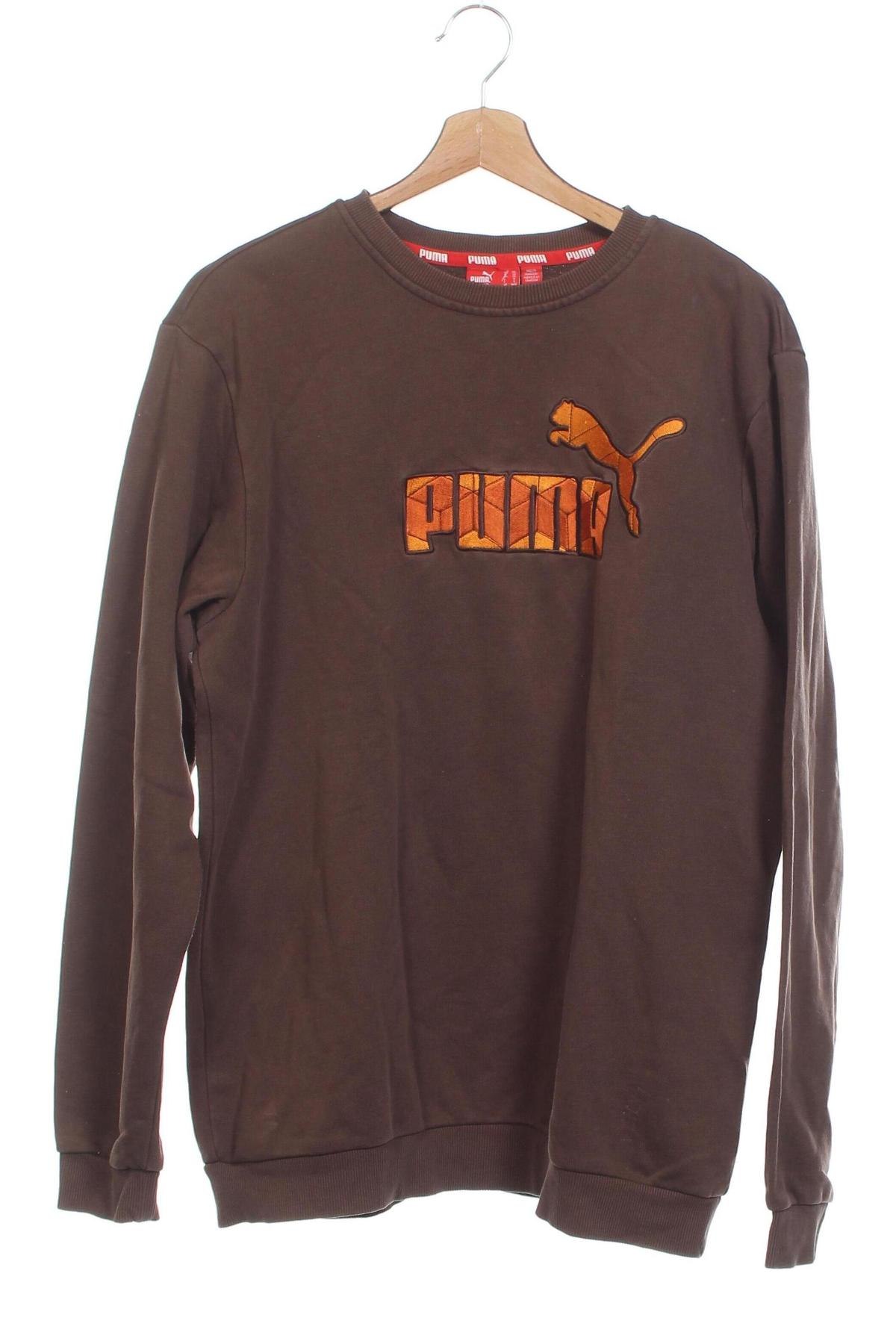 Kinder Shirt PUMA, Größe 15-18y/ 170-176 cm, Farbe Braun, Preis 6,99 €