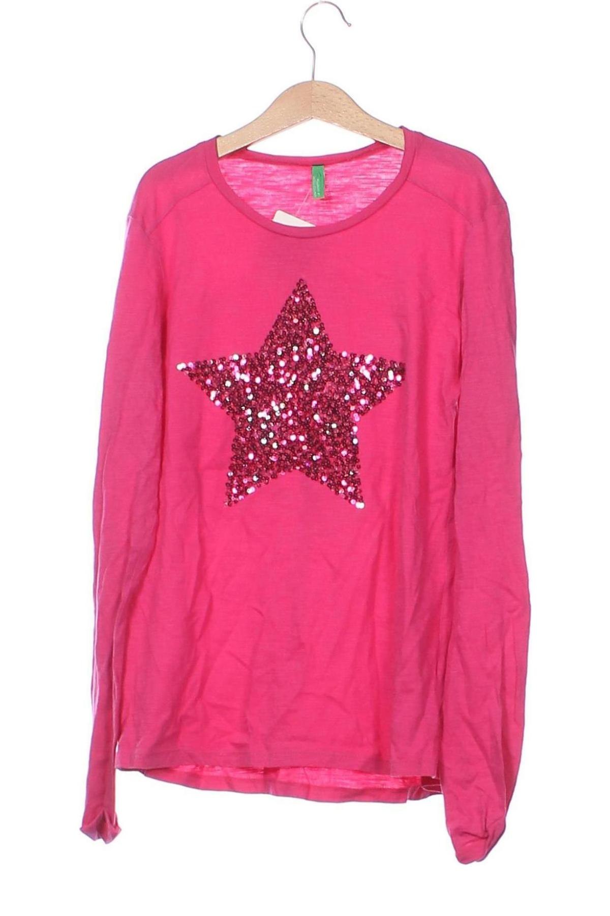 Kinder Shirt United Colors Of Benetton, Größe 12-13y/ 158-164 cm, Farbe Rosa, Preis 16,49 €