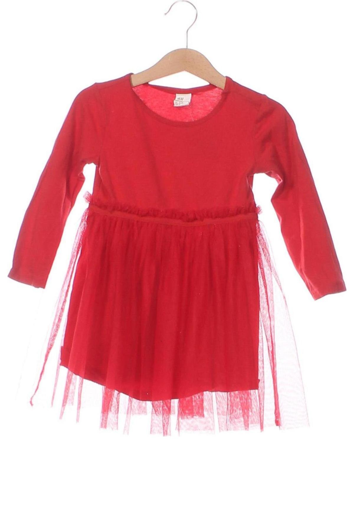 Kinderkleid H&M, Größe 18-24m/ 86-98 cm, Farbe Rot, Preis € 7,99