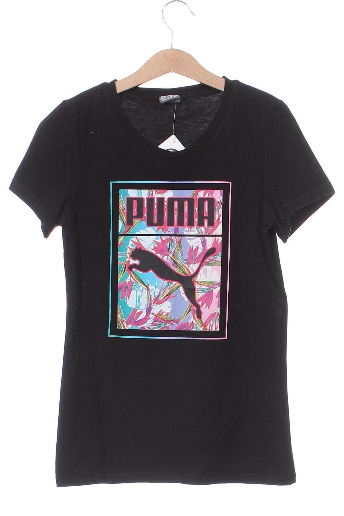 Kinder T-Shirt PUMA, Größe 11-12y/ 152-158 cm, Farbe Schwarz, Preis € 10,23