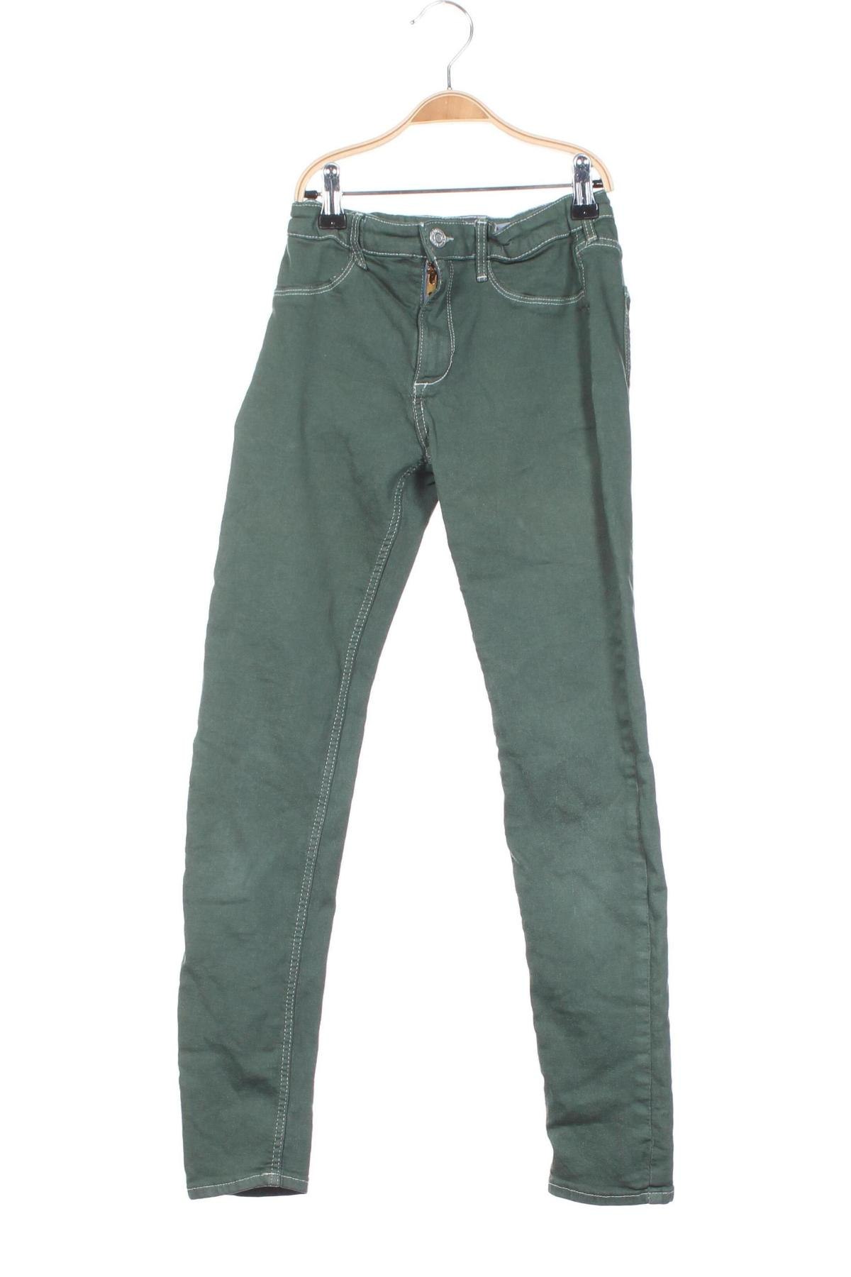 Blugi pentru copii, Mărime 9-10y/ 140-146 cm, Culoare Verde, Preț 81,63 Lei