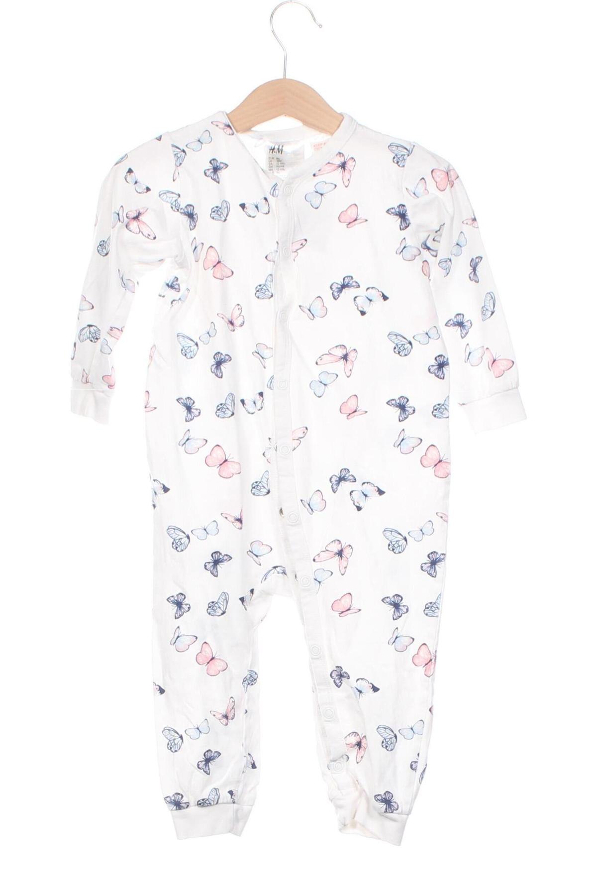 Kinder Overall H&M, Größe 12-18m/ 80-86 cm, Farbe Weiß, Preis € 9,99