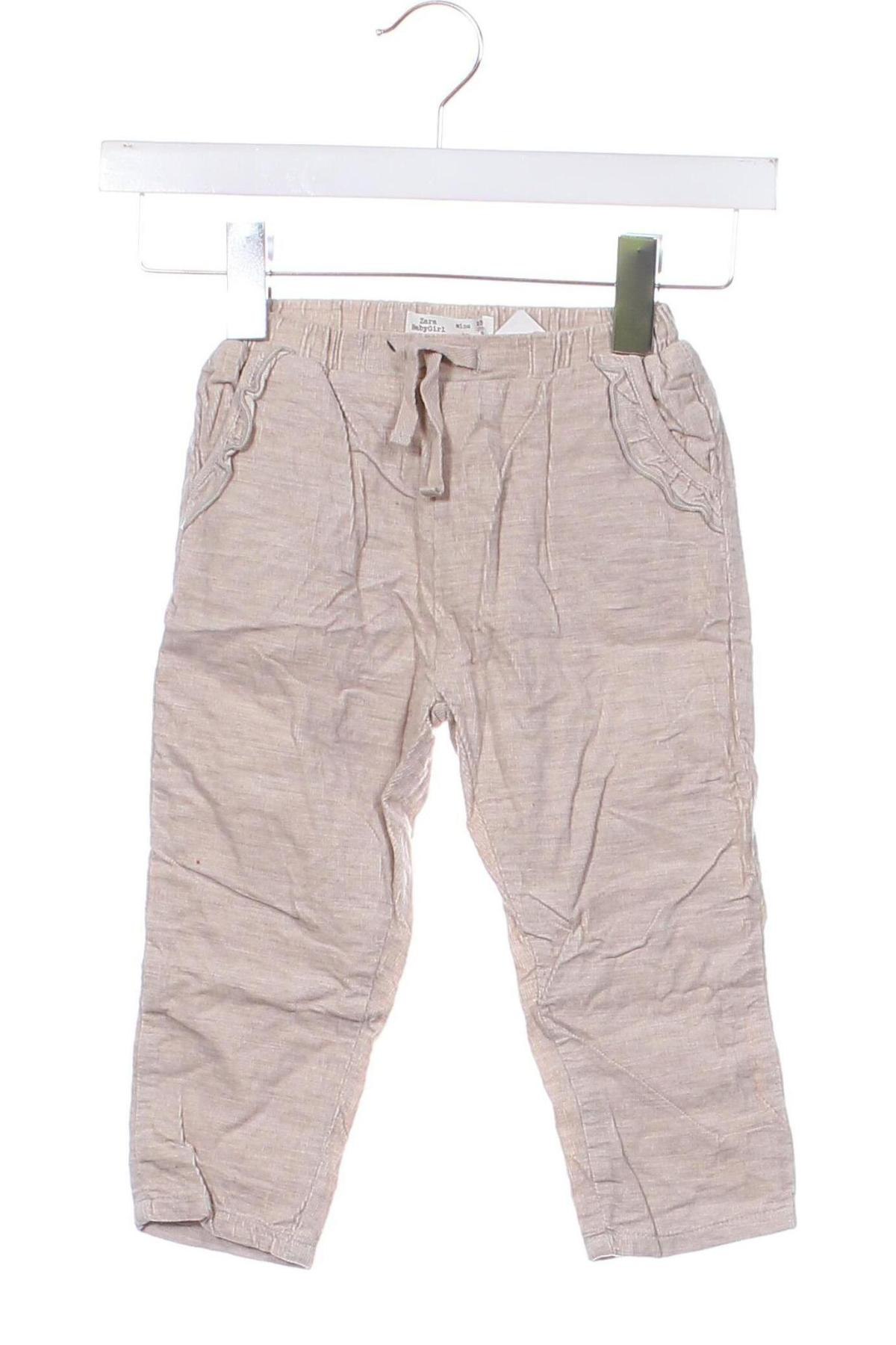 Παιδικό παντελόνι Zara, Μέγεθος 2-3y/ 98-104 εκ., Χρώμα  Μπέζ, Τιμή 6,99 €