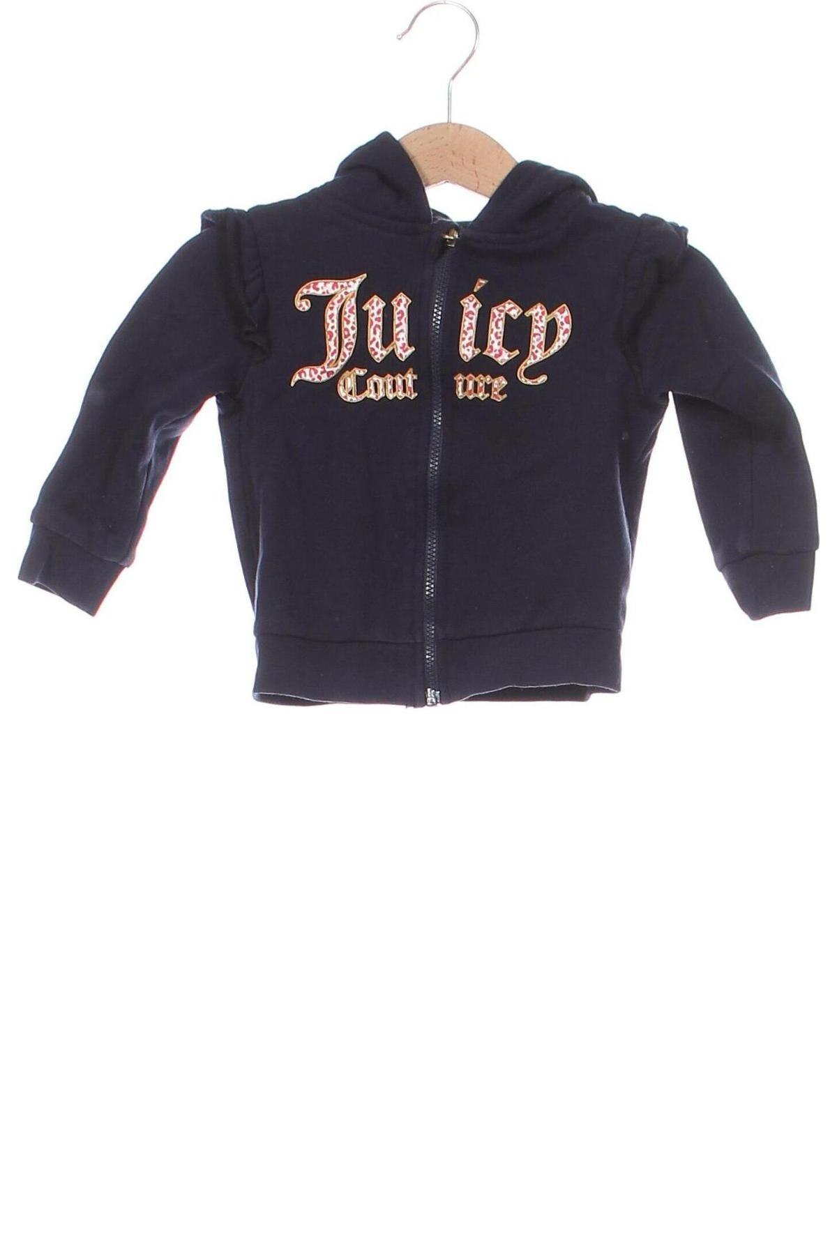 Παιδικό φούτερ Juicy Couture, Μέγεθος 1-2m/ 50-56 εκ., Χρώμα Μπλέ, Τιμή 19,45 €