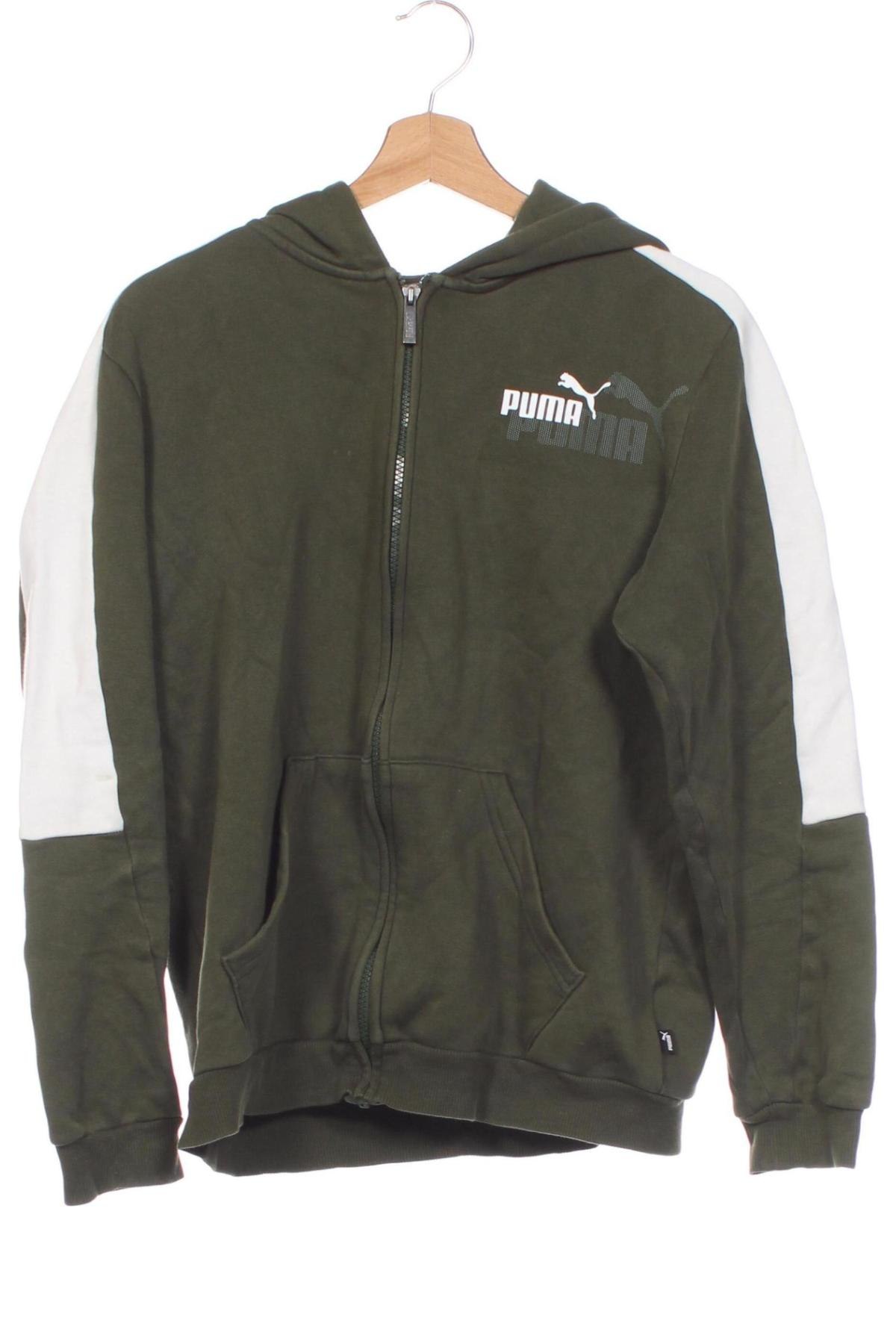 Gyerek sweatshirt PUMA, Méret 15-18y / 170-176 cm, Szín Zöld, Ár 9 999 Ft