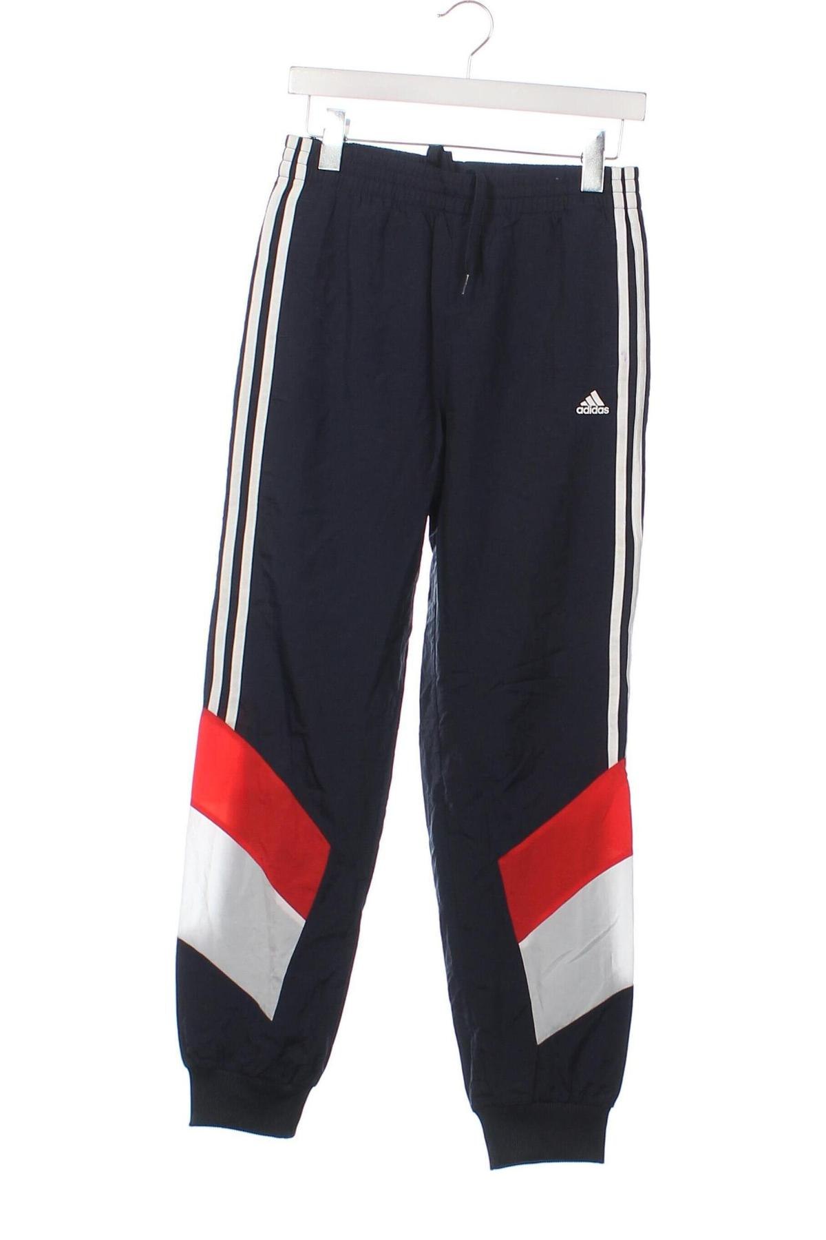 Pantaloni de trening, pentru copii Adidas, Mărime 12-13y/ 158-164 cm, Culoare Albastru, Preț 106,99 Lei