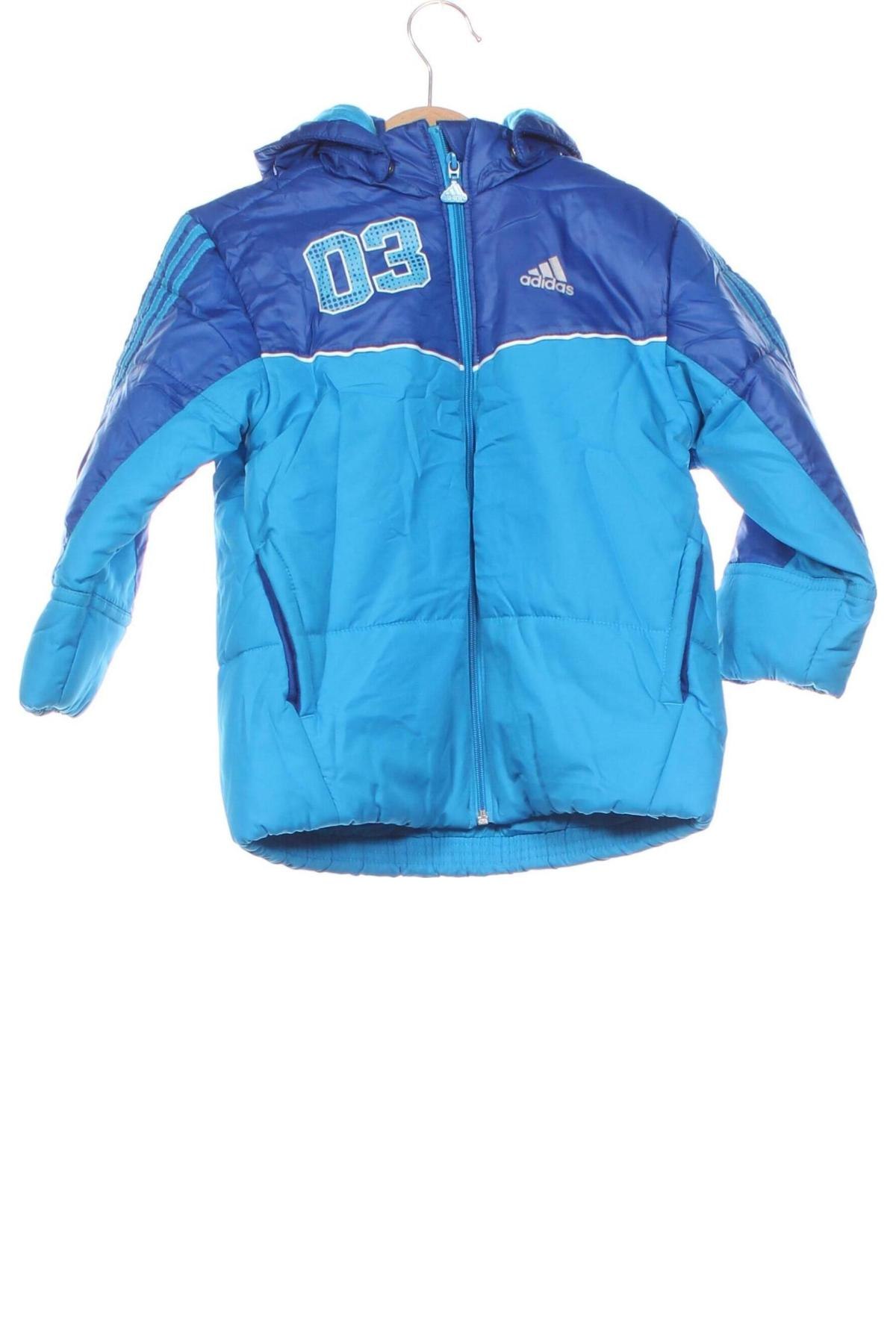 Geacă pentru copii Adidas, Mărime 2-3y/ 98-104 cm, Culoare Albastru, Preț 234,99 Lei