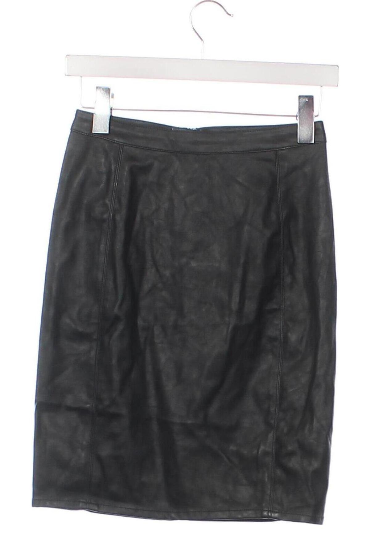 Fustă de piele ONLY, Mărime XXS, Culoare Negru, Preț 65,99 Lei