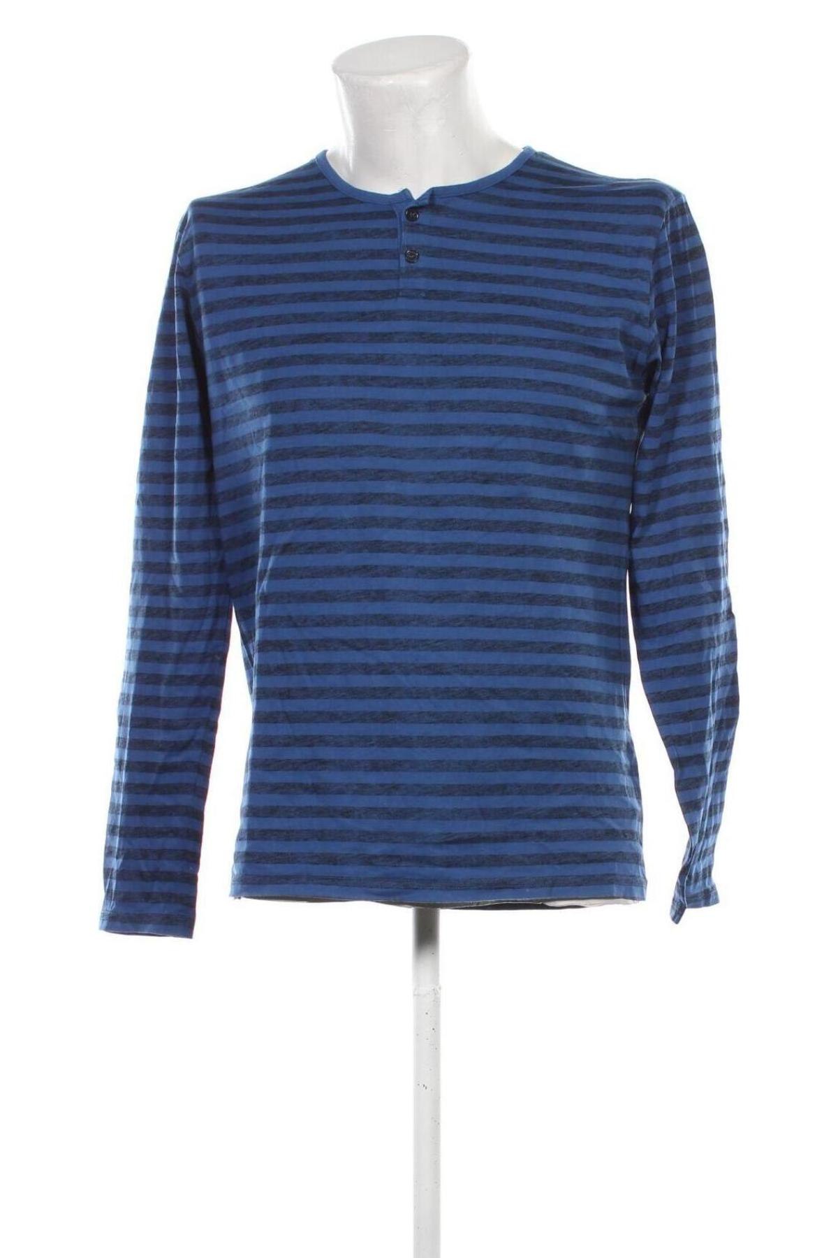 Herren Shirt Fishbone, Größe M, Farbe Blau, Preis € 13,49