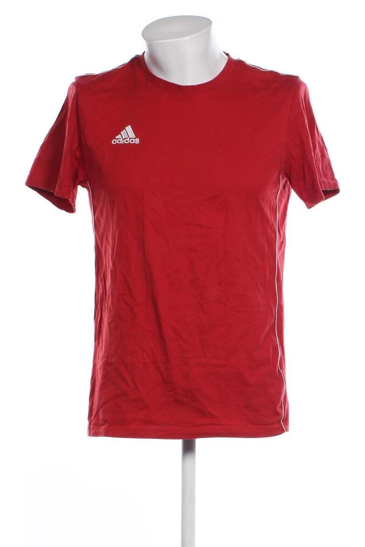 Tricou de bărbați Adidas, Mărime L, Culoare Roșu, Preț 129,67 Lei