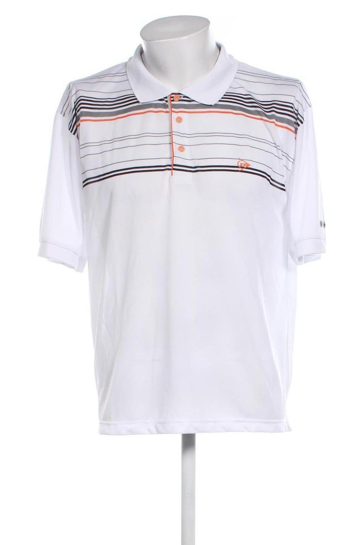 Ανδρικό t-shirt Dunlop, Μέγεθος XL, Χρώμα Λευκό, Τιμή 14,99 €