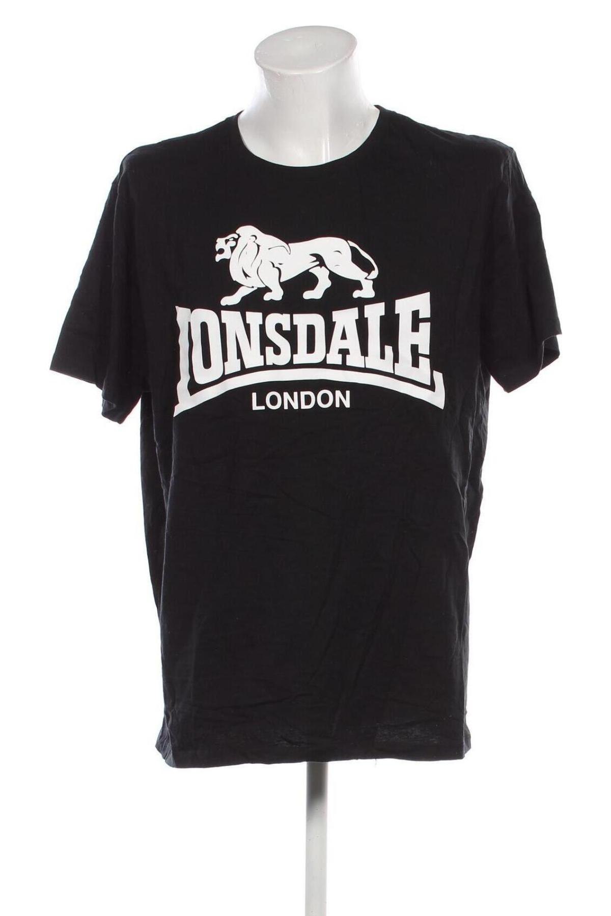 Ανδρικό t-shirt Lonsdale, Μέγεθος 3XL, Χρώμα Μαύρο, Τιμή 19,49 €