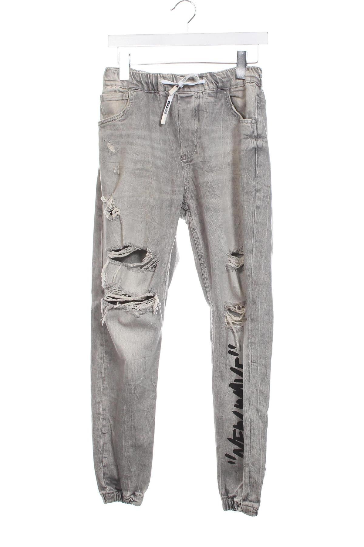 Herren Jeans Bershka, Größe S, Farbe Grau, Preis 19,95 €