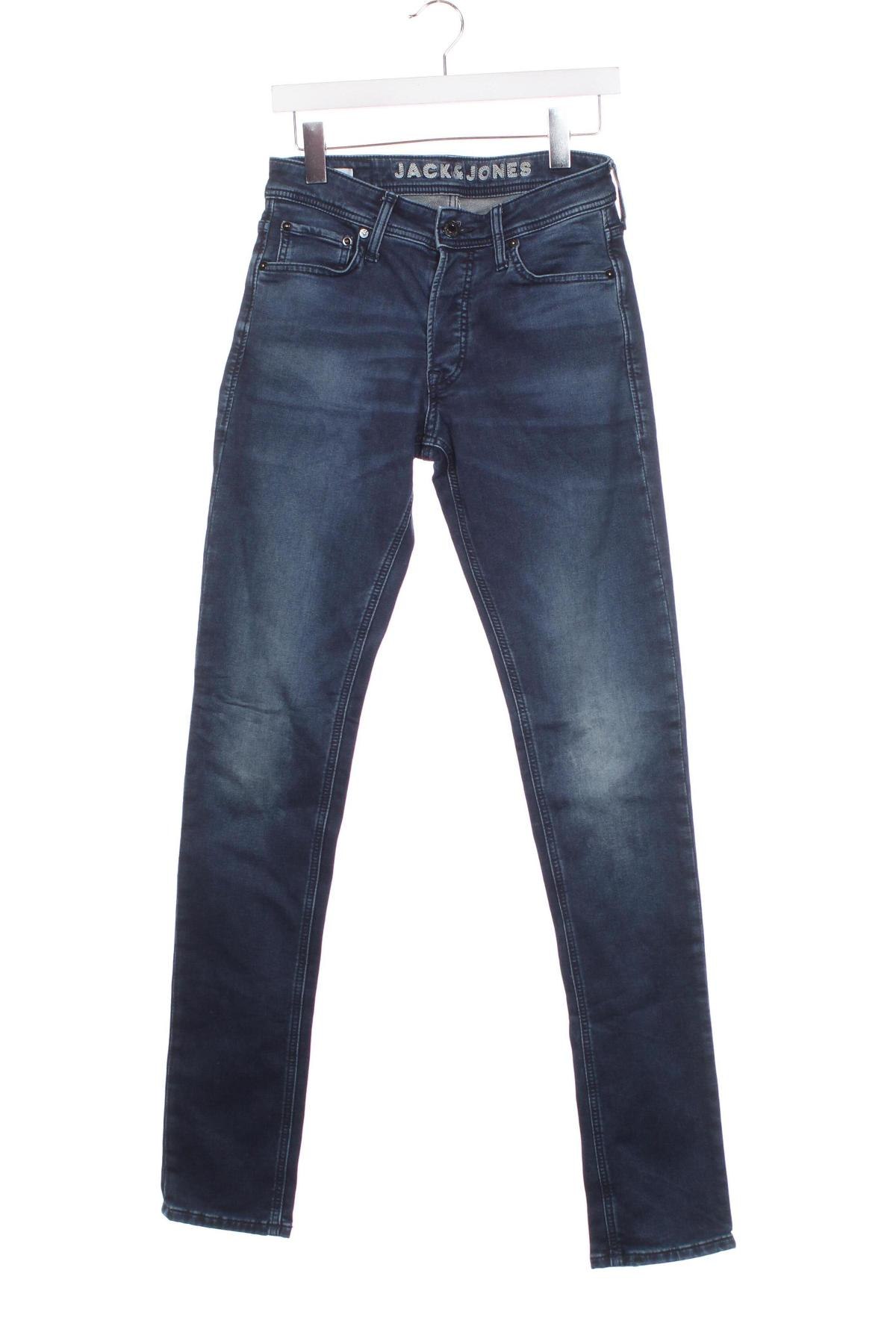 Męskie jeansy Jack & Jones, Rozmiar S, Kolor Niebieski, Cena 77,99 zł