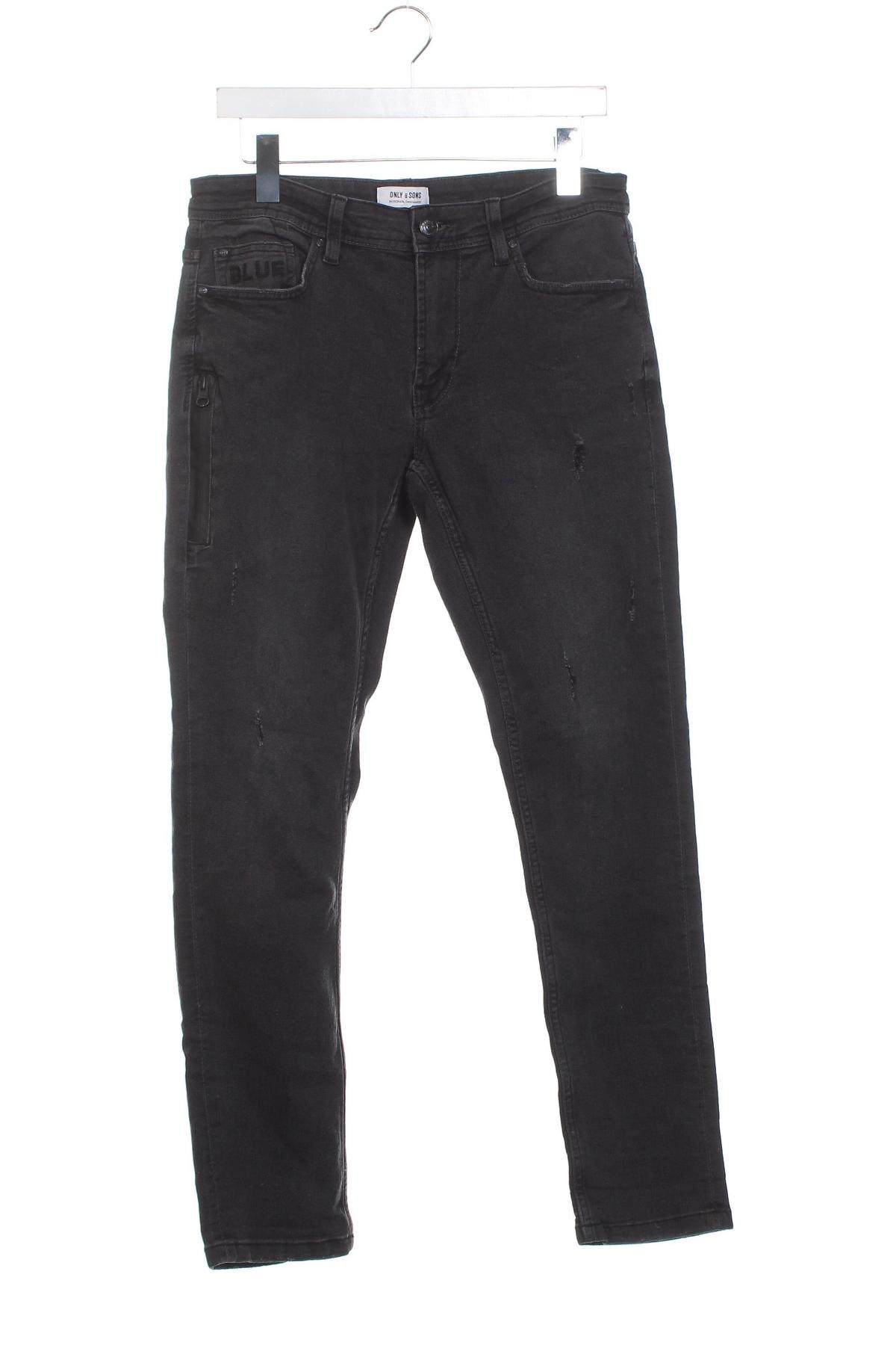 Herren Jeans Only & Sons, Größe S, Farbe Grau, Preis 12,99 €